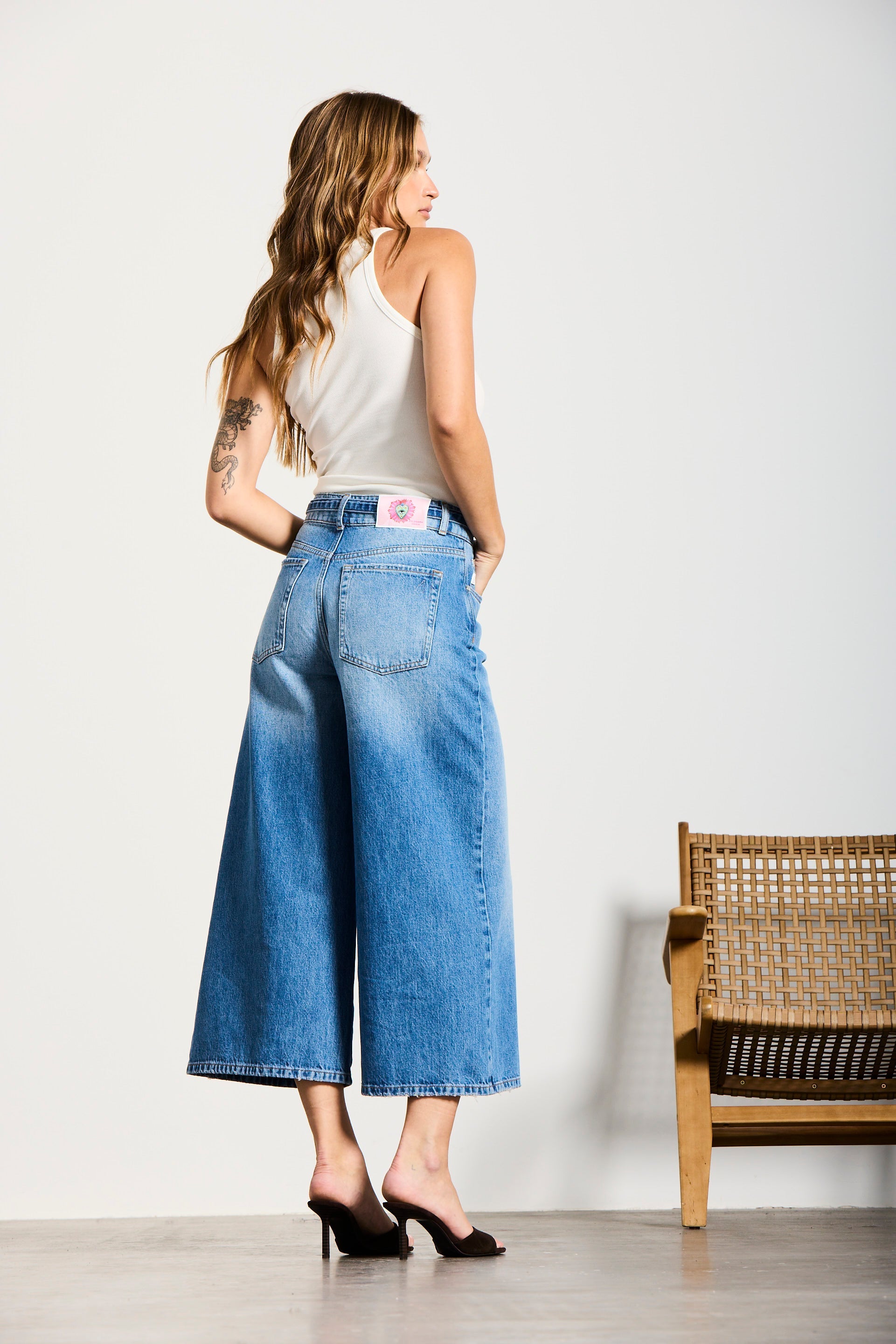 LUISENPARK | X-TRA WIDE | VINTAGEBLUE GOLDGARN DENIM