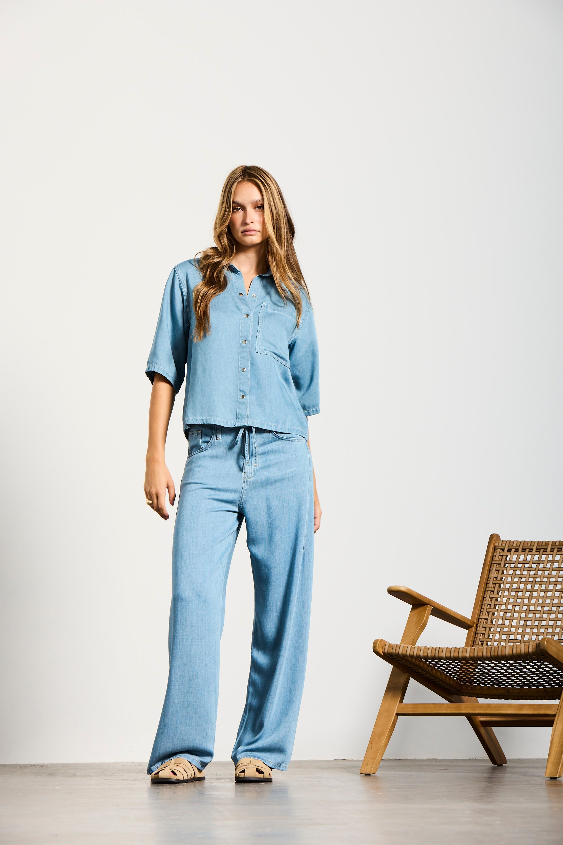 68 | THE SHIRT | LIGHTBLUE GOLDGARN DENIM