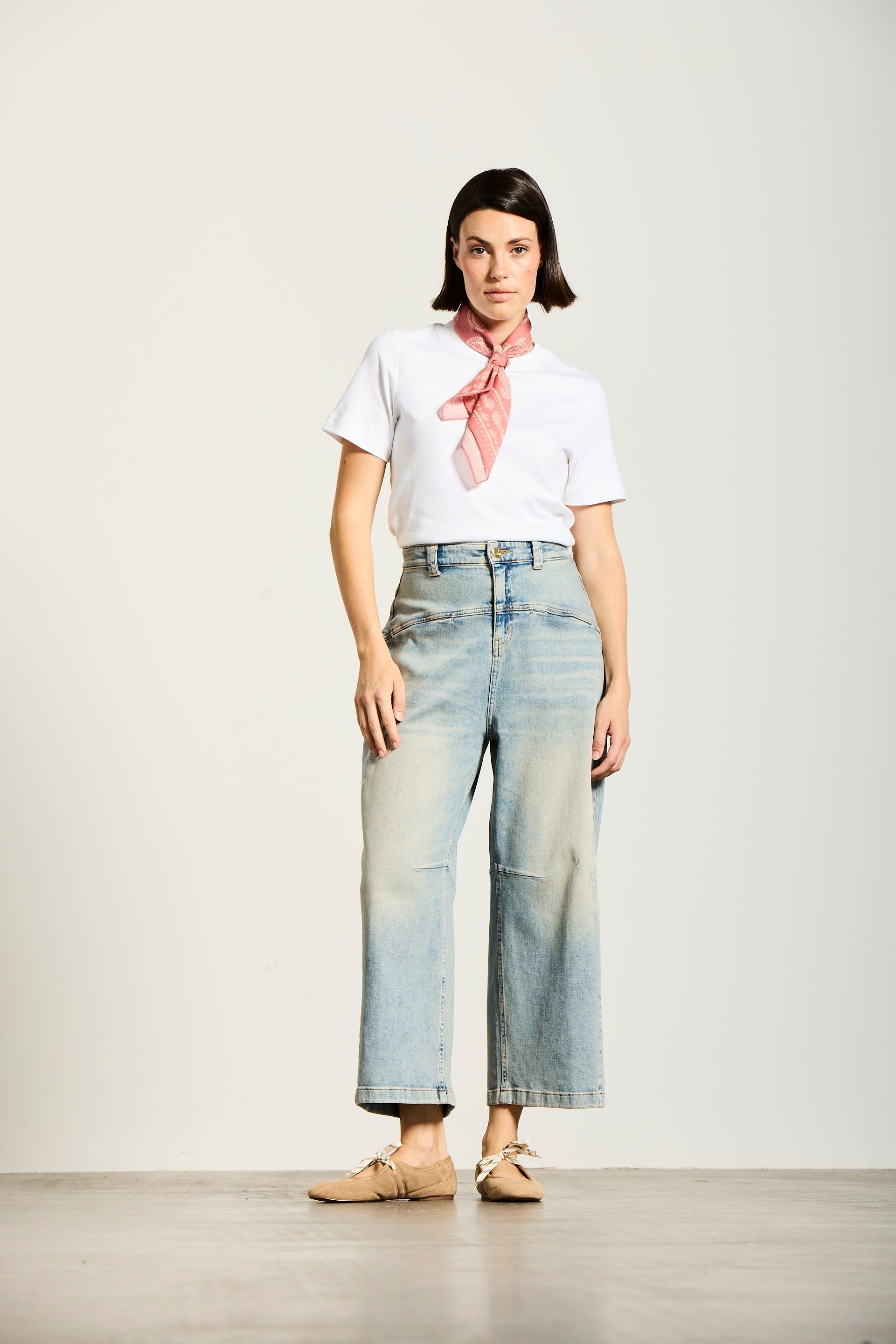 SONNENSCHEIN | BALLOON WIDE | VINTAGEBLUE GOLDGARN DENIM