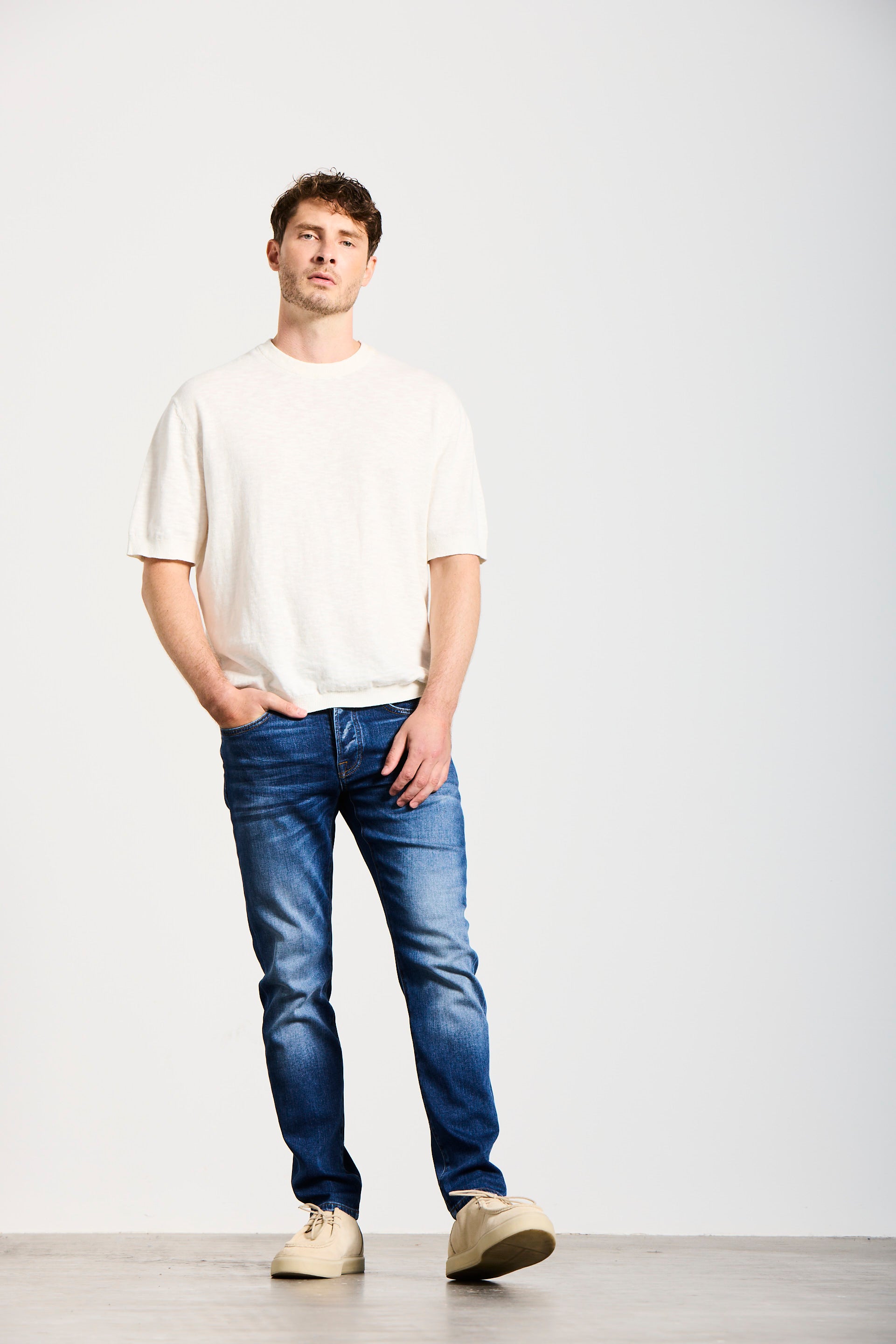 U2 | TAPERED FIT | MIDBLUE