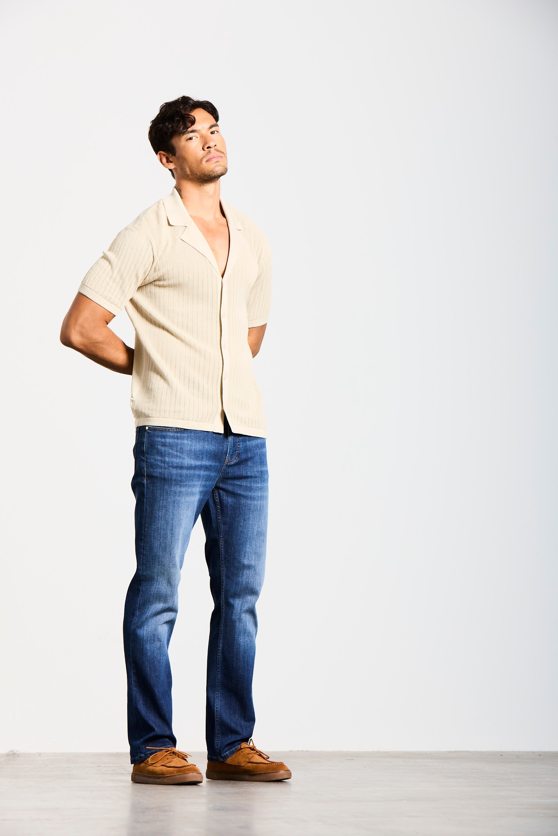OSTSTADT | STRAIGHT FIT | DARKBLUE GOLDGARN DENIM