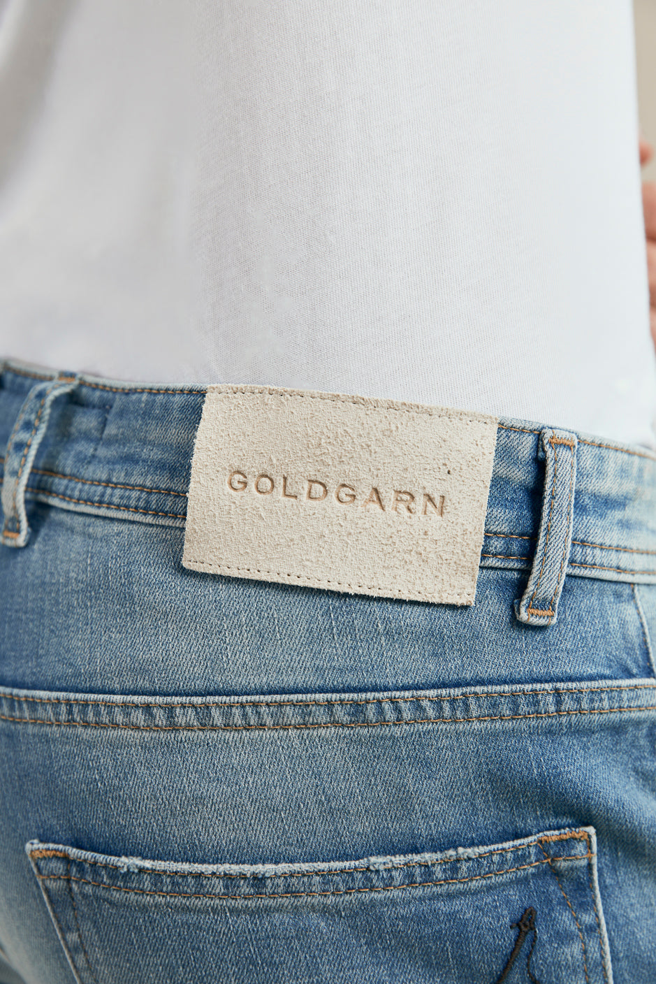 U2 | TAPERED FIT | LIGHTBLUE GOLDGARN DENIM