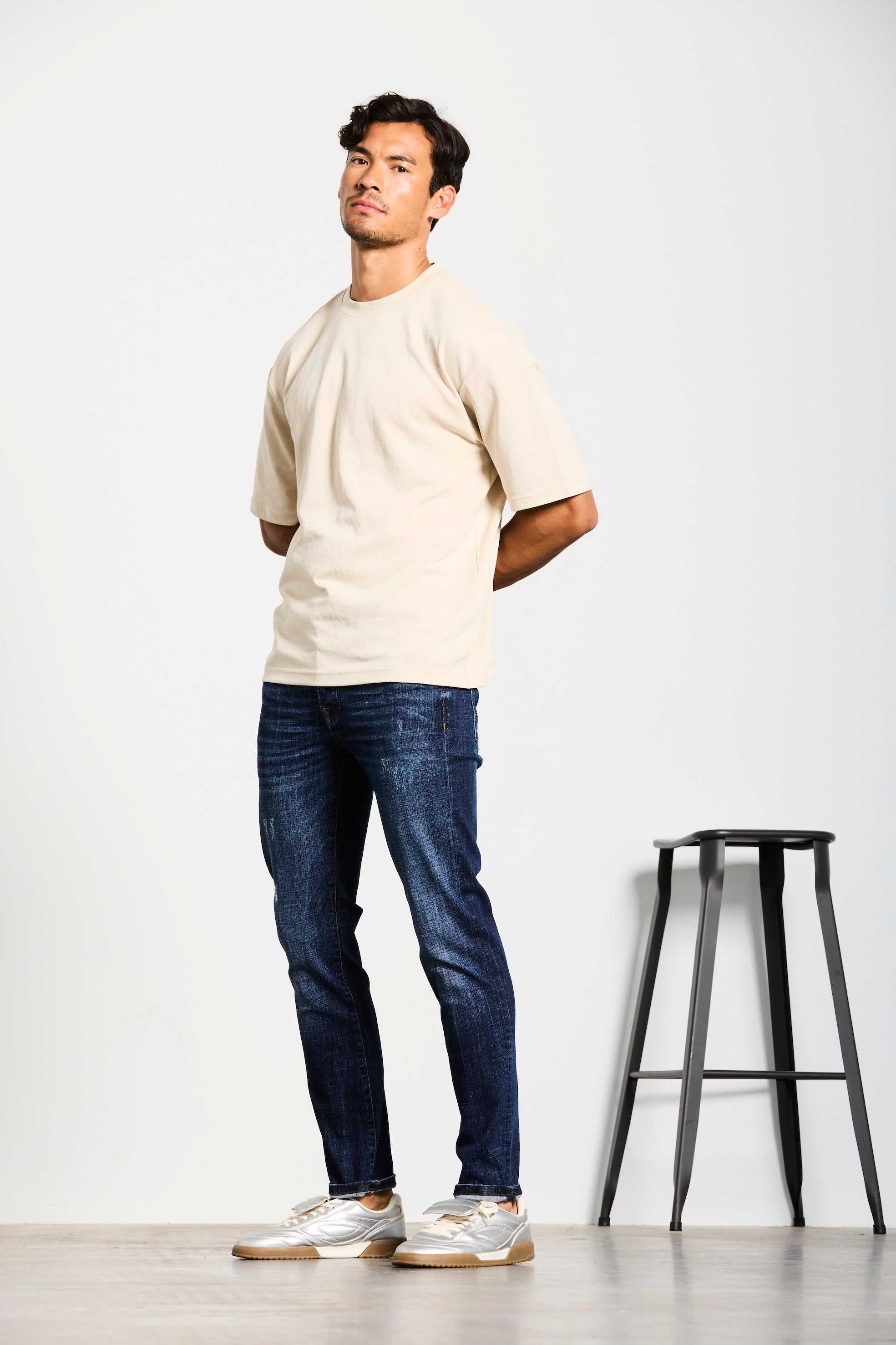 U2 | TAPERED FIT | DARKBLUE GOLDGARN DENIM