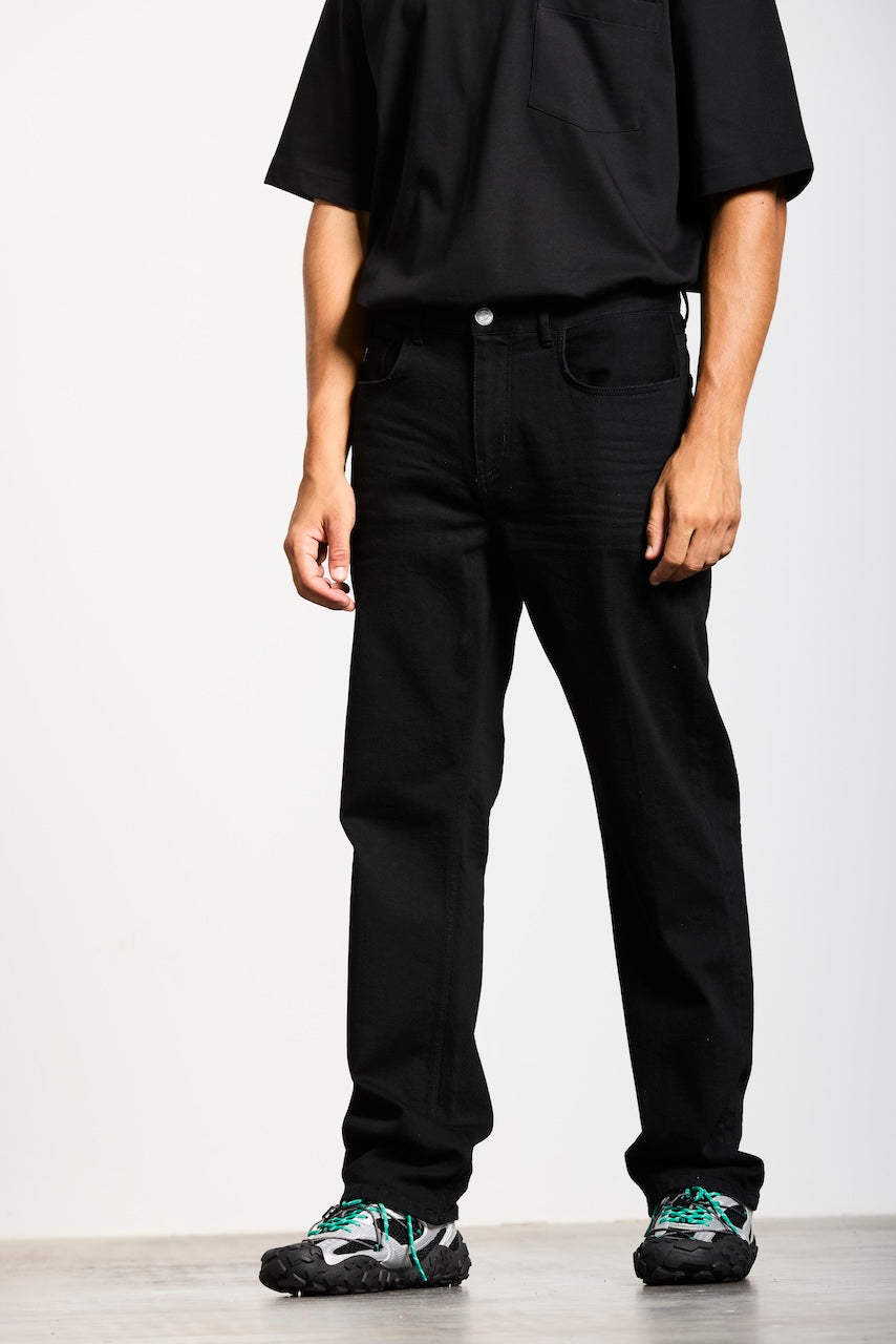 WALDHOF | STRAIGHT | BLACK GOLDGARN DENIM