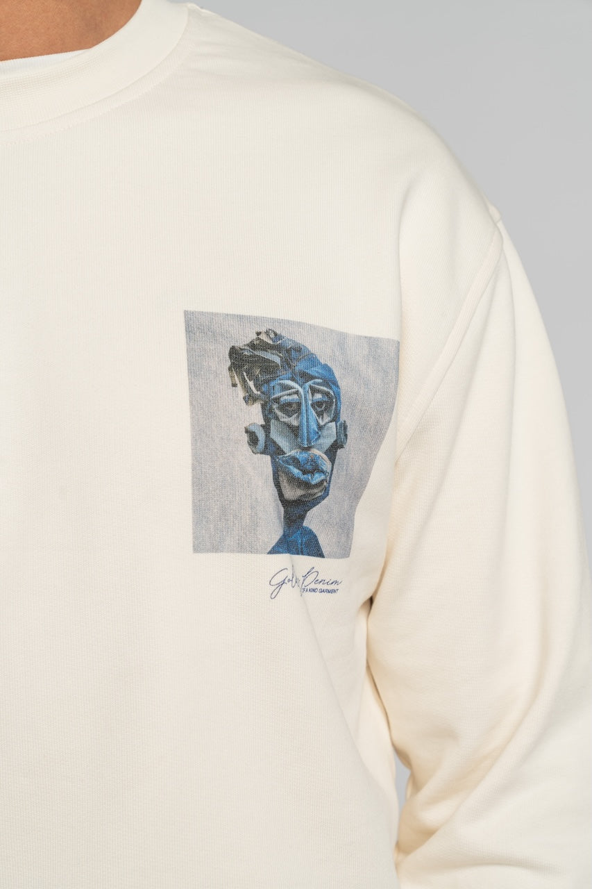 68 | THE DENIM FACE CN I | OFFWHITE GOLDGARN DENIM