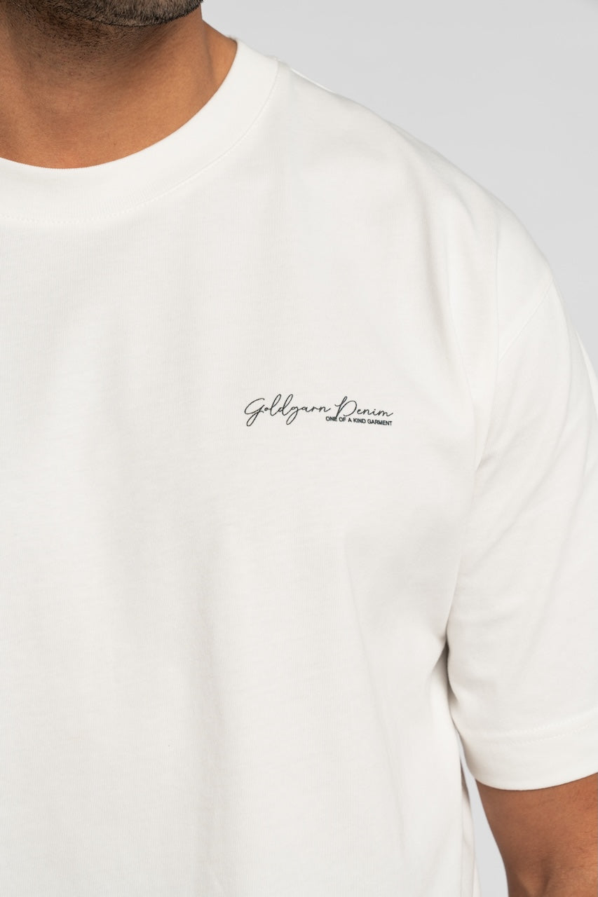 68 | THE TEE | OFFWHITE GOLDGARN DENIM