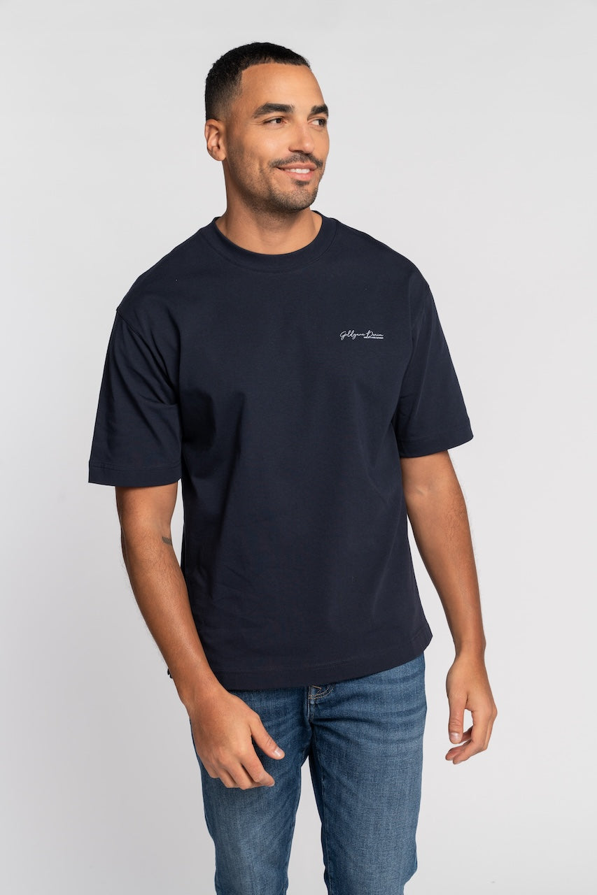 68 | THE TEE | DARKBLUE GOLDGARN DENIM