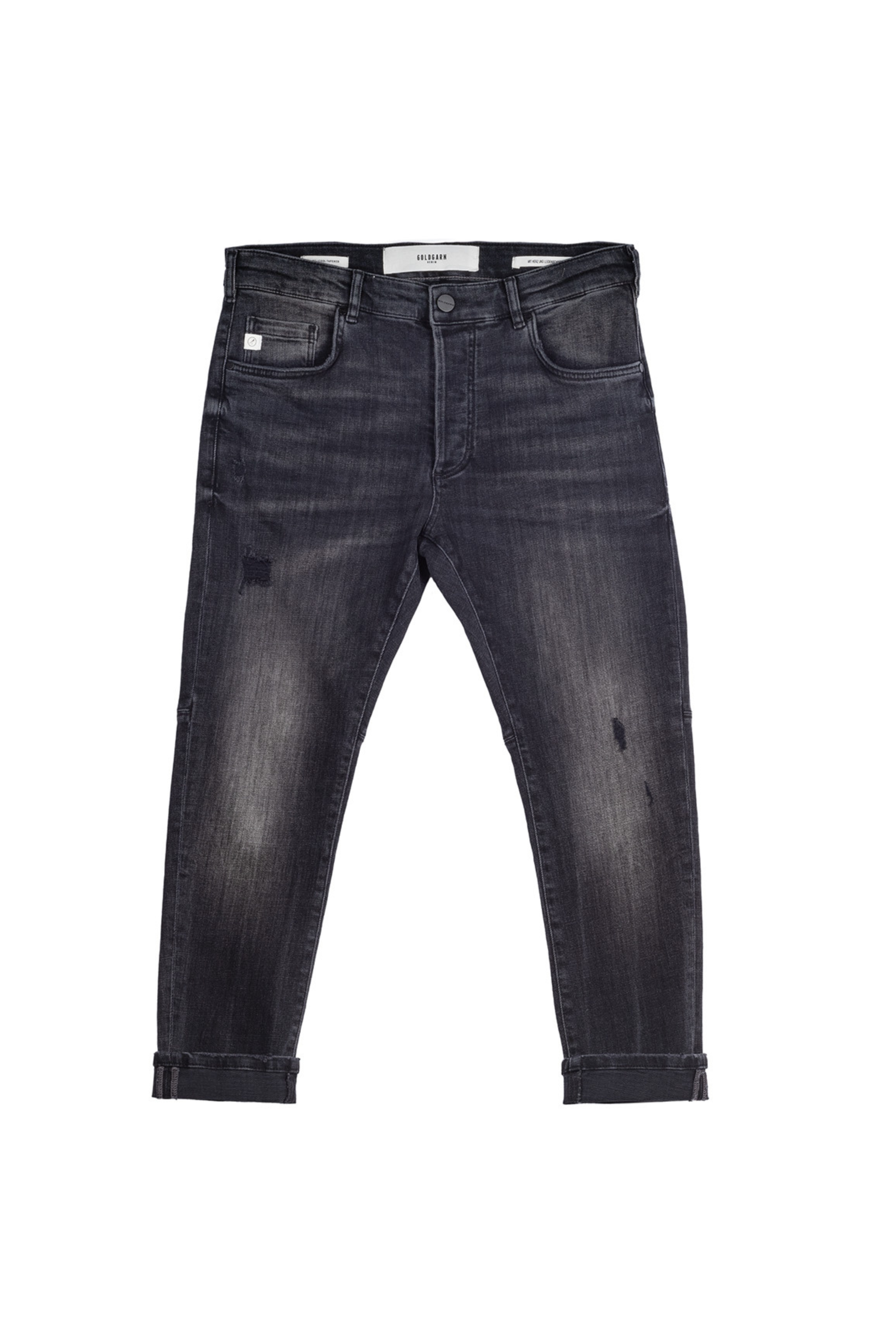 Q7 | COOL TAPERED | VINTAGEBLACK GOLDGARN DENIM