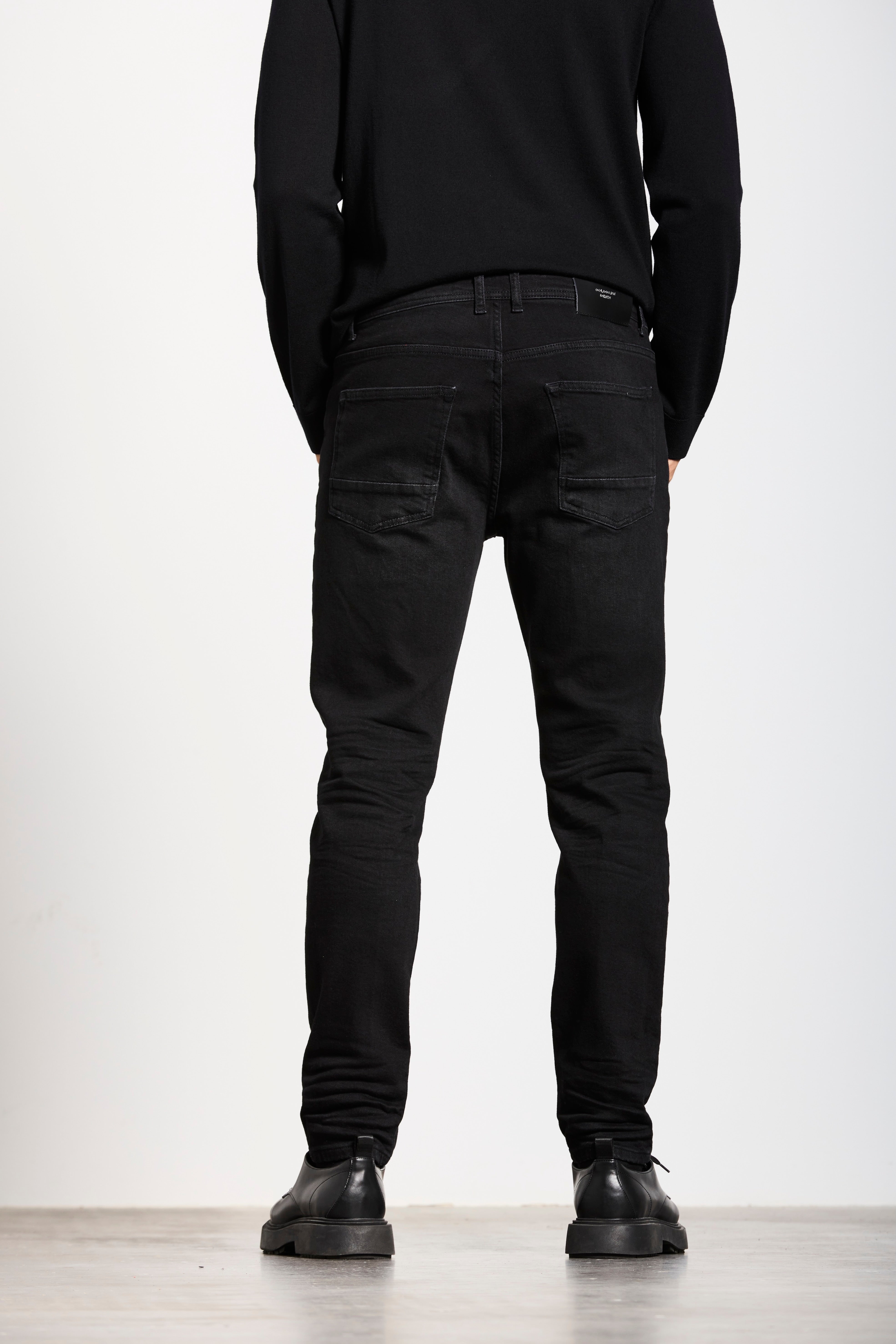 U2 | TAPERED FIT | BLACK GOLDGARN DENIM