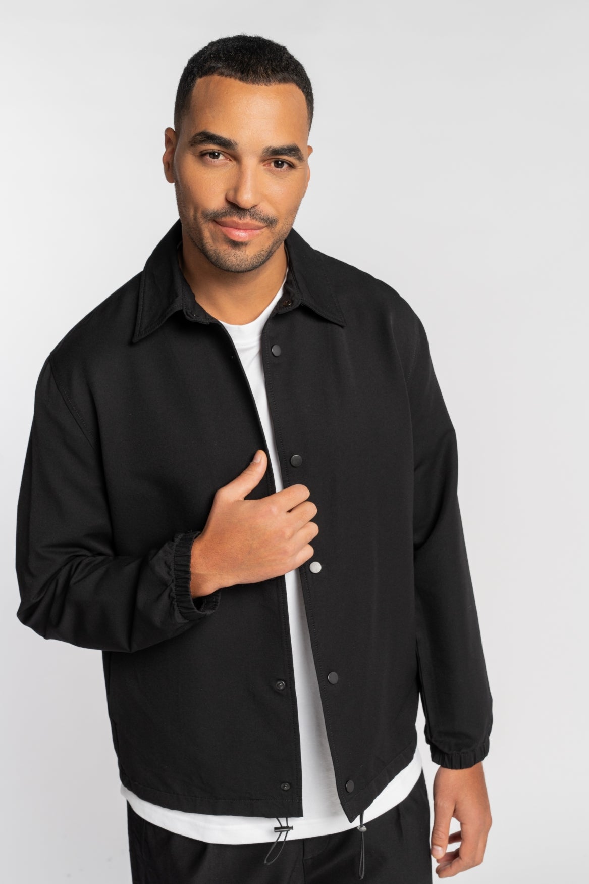 68 | THE BLOUSON JACKET | BLACK GOLDGARN DENIM