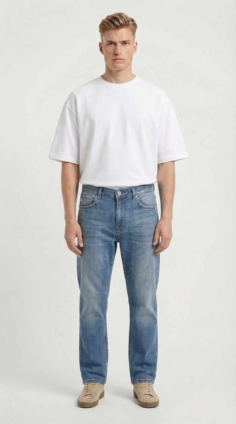 OSTSTADT | STRAIGHT FIT | LIGHTBLUE GOLDGARN DENIM