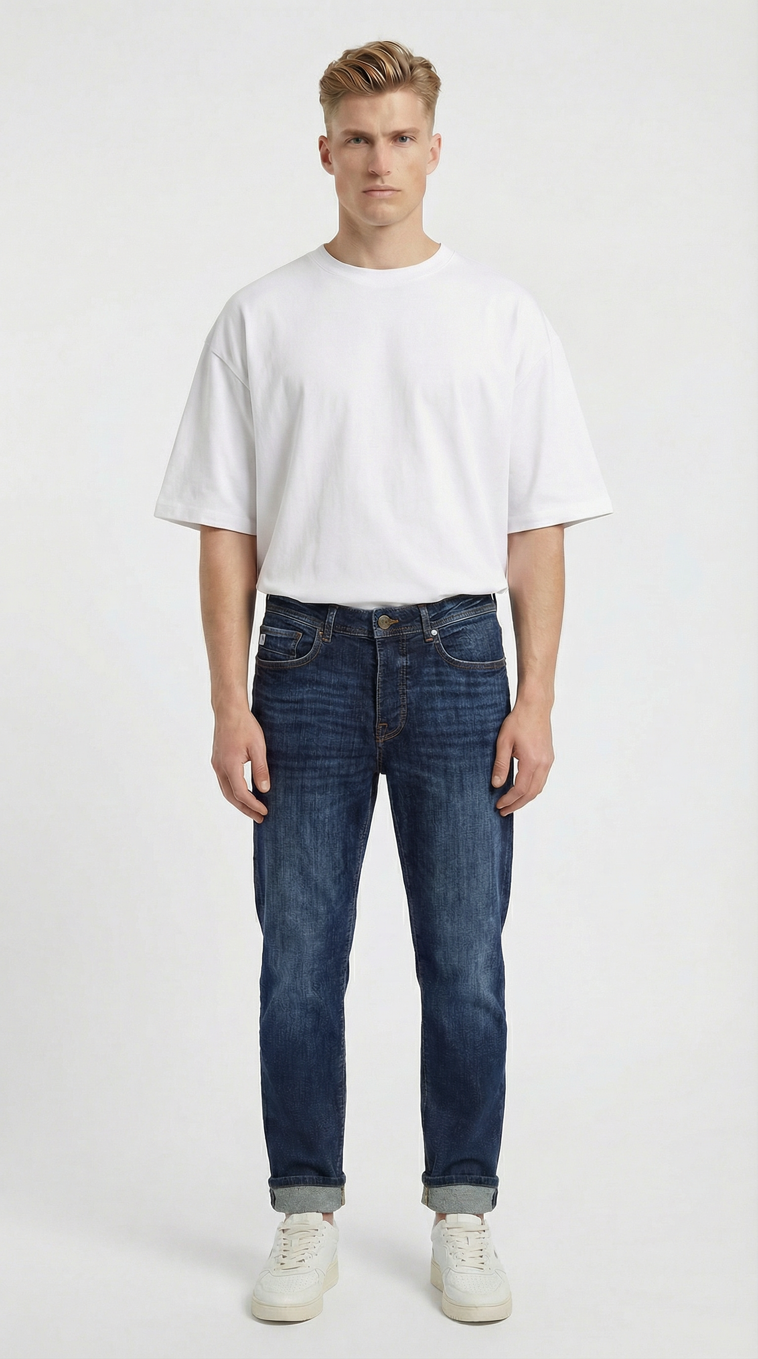 U2 | TAPERED FIT | MIDBLUE
