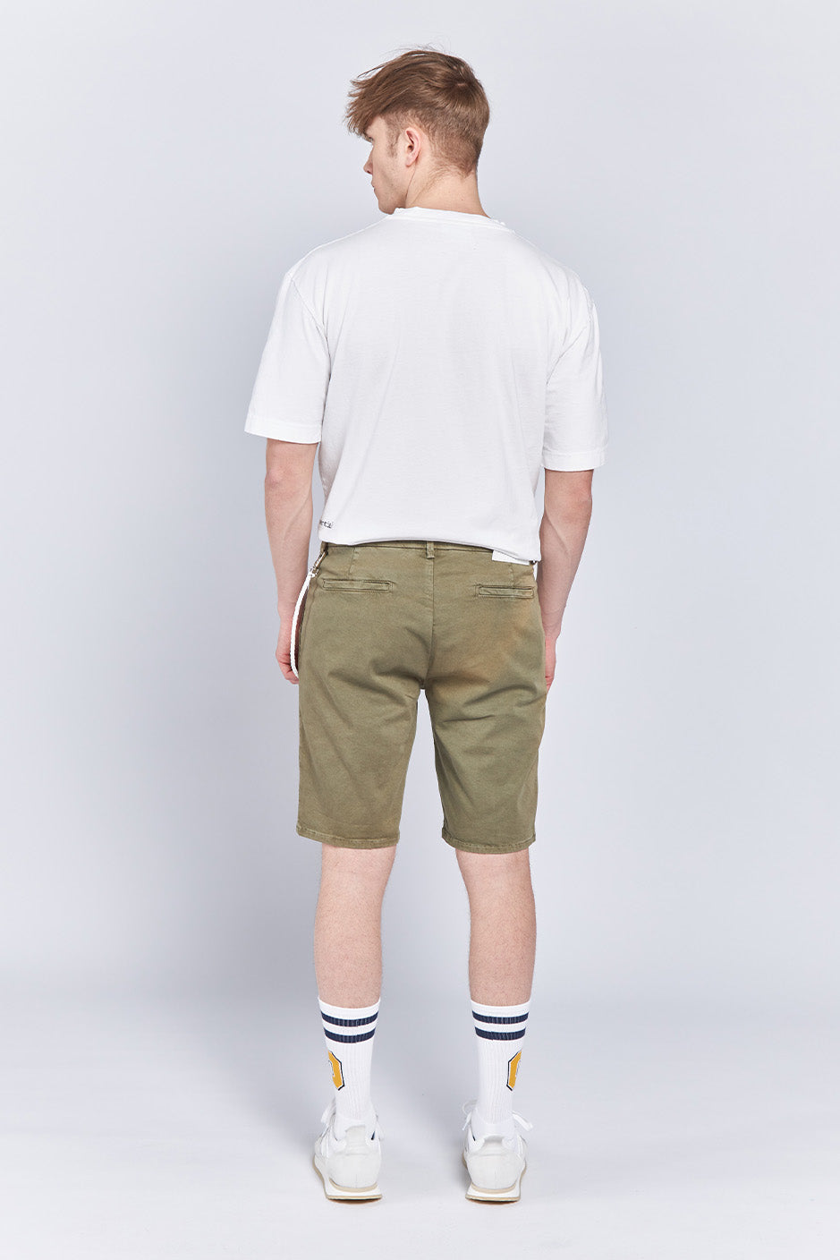 HAFEN | CHINO SHORT | OLIVE GOLDGARN DENIM