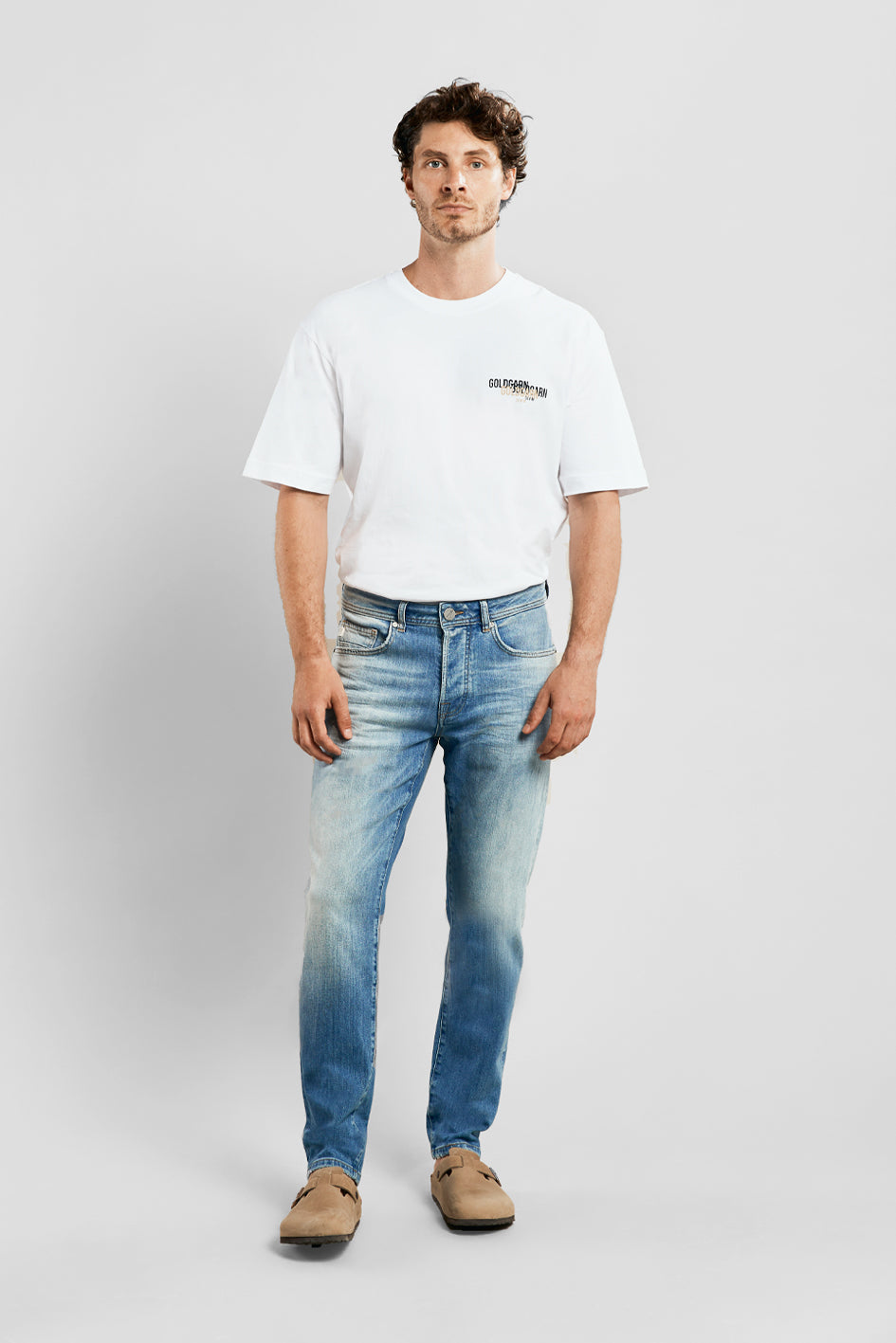 U2 | TAPERED FIT | LIGHTBLUE GOLDGARN DENIM