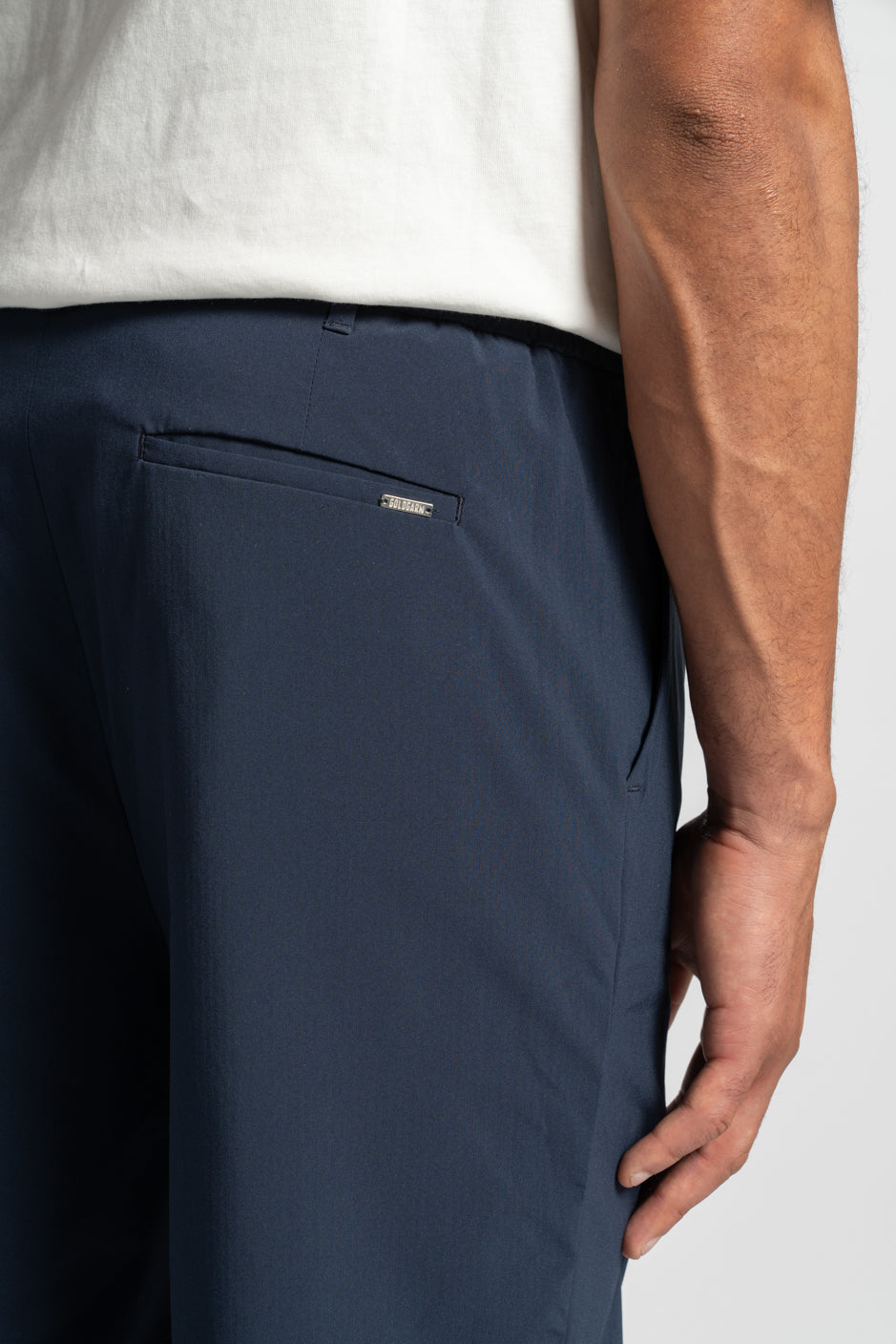 HAFEN | COOL SHORT | DARKBLUE GOLDGARN DENIM