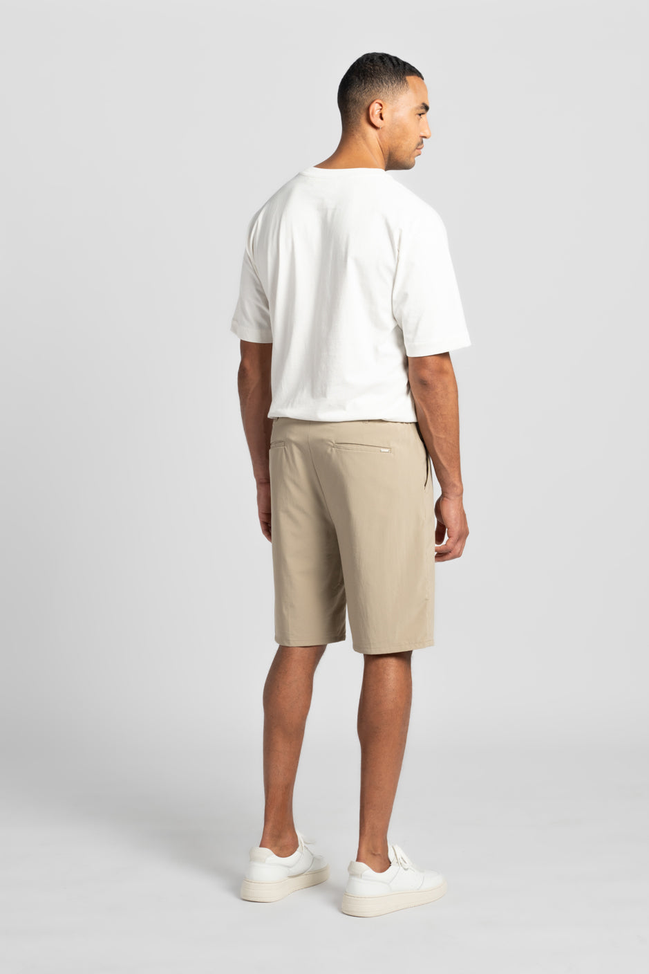HAFEN | COOL SHORT | BEIGE GOLDGARN DENIM