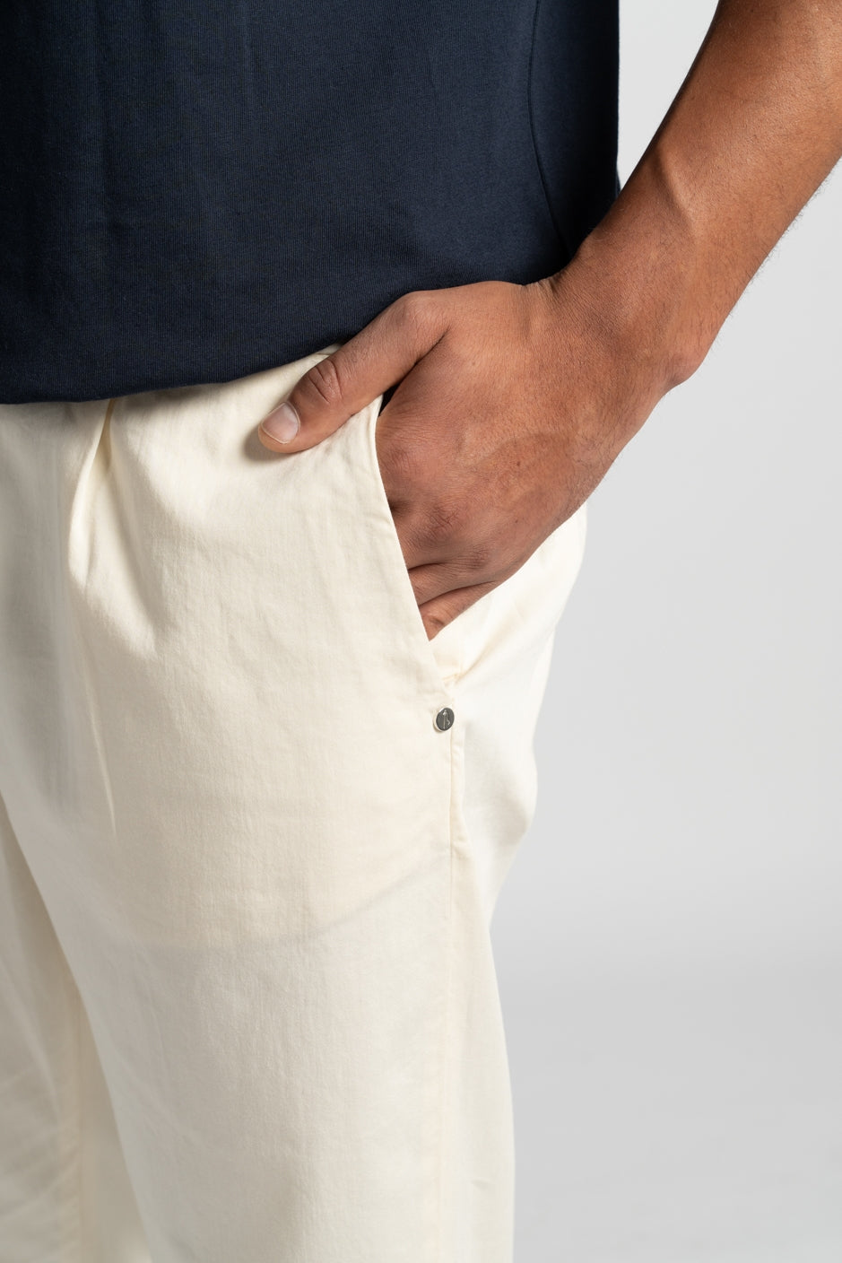 HAFEN | COOL FIT | OFFWHITE GOLDGARN DENIM
