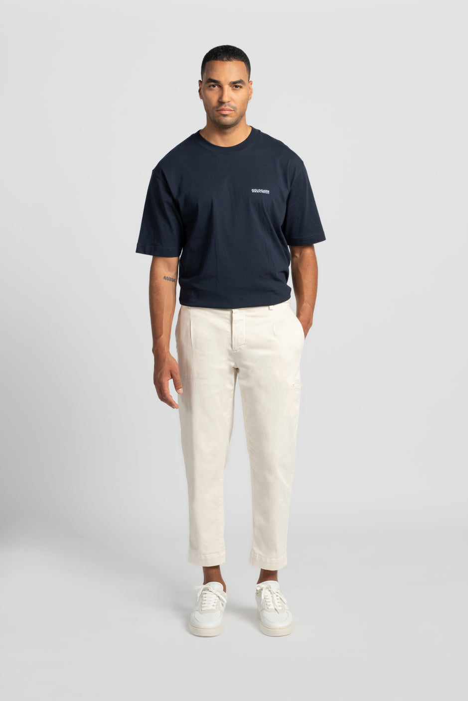 COLLINI | COOL FIT | OFFWHITE GOLDGARN DENIM