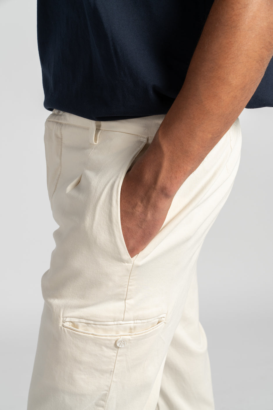 COLLINI | COOL FIT | OLIVE GOLDGARN DENIM