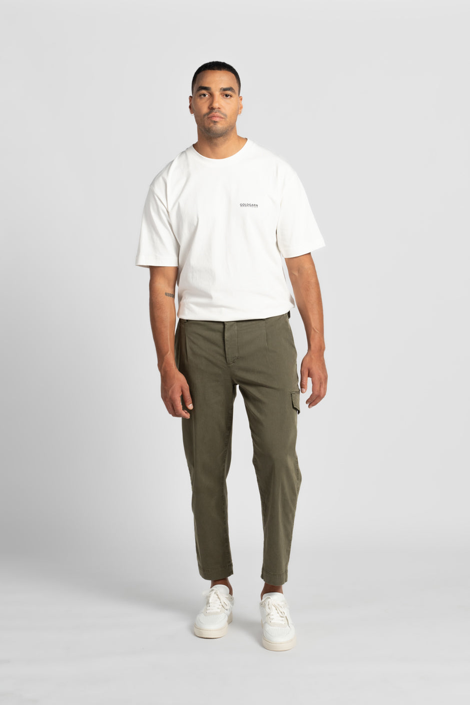 COLLINI | COOL FIT | OFFWHITE GOLDGARN DENIM