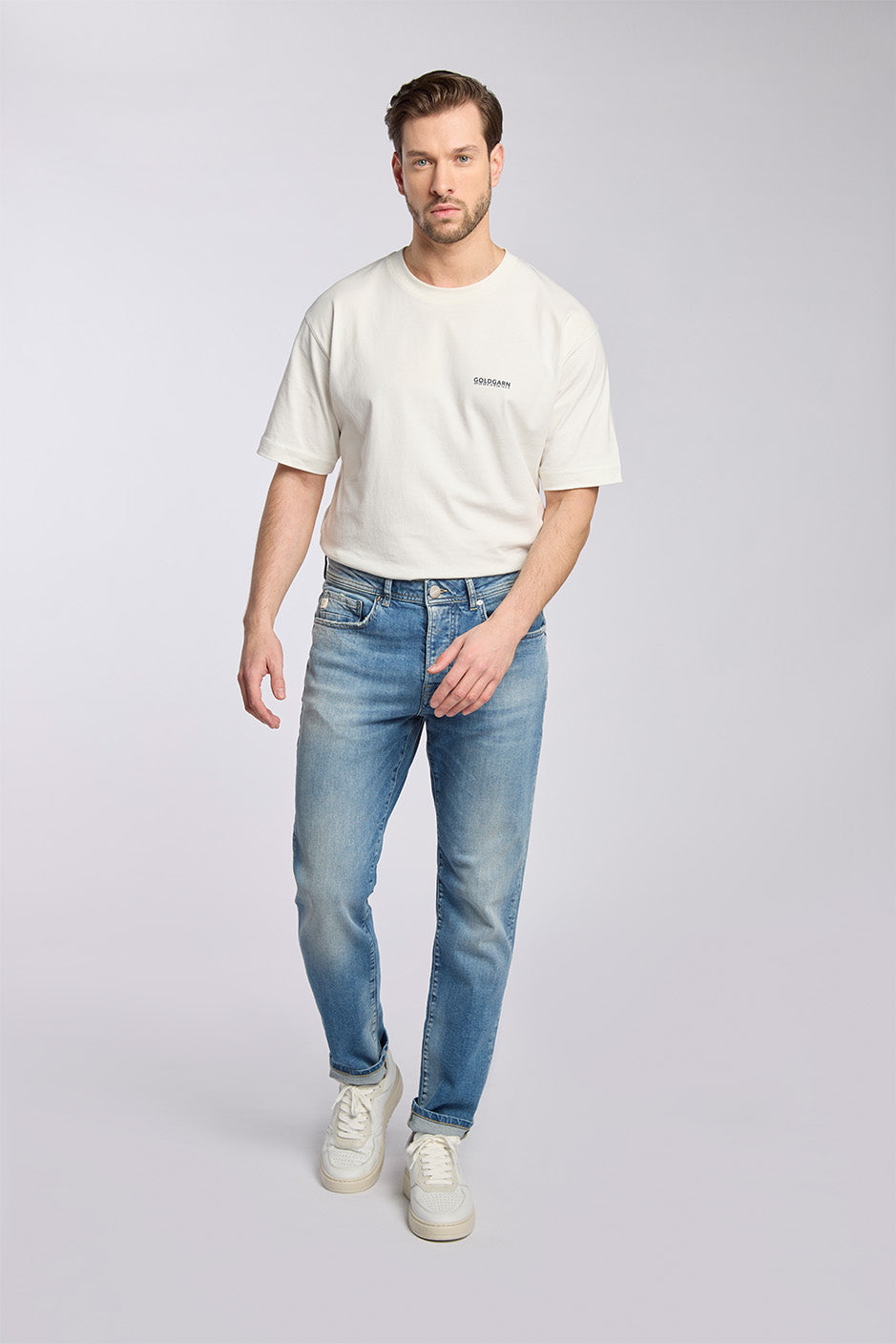 U2 | TAPERED FIT | VINTAGEBLUE GOLDGARN DENIM