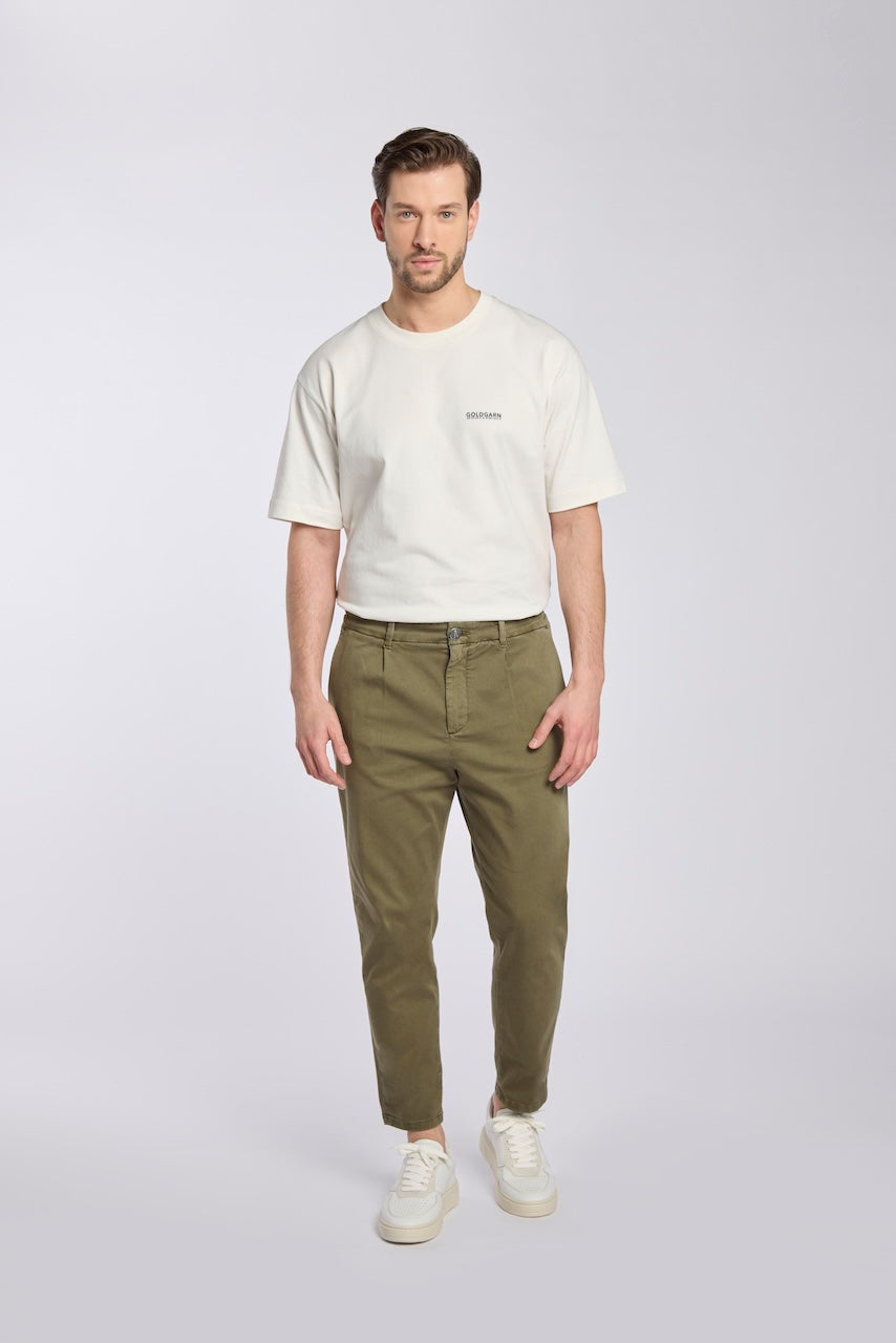 HAFEN | COOL FIT | OLIVE GOLDGARN DENIM