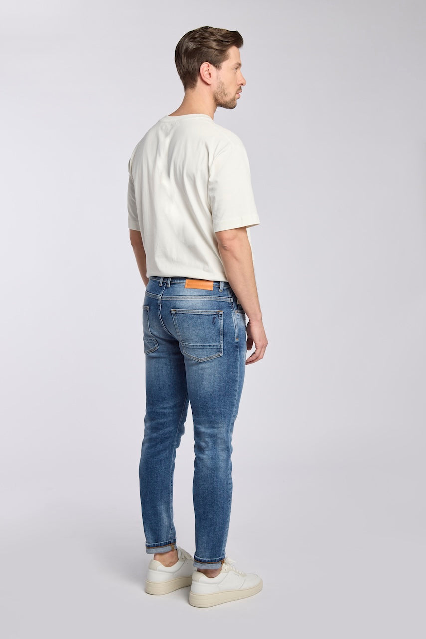 U2 | SLIM FIT | MIDBLUE GOLDGARN DENIM