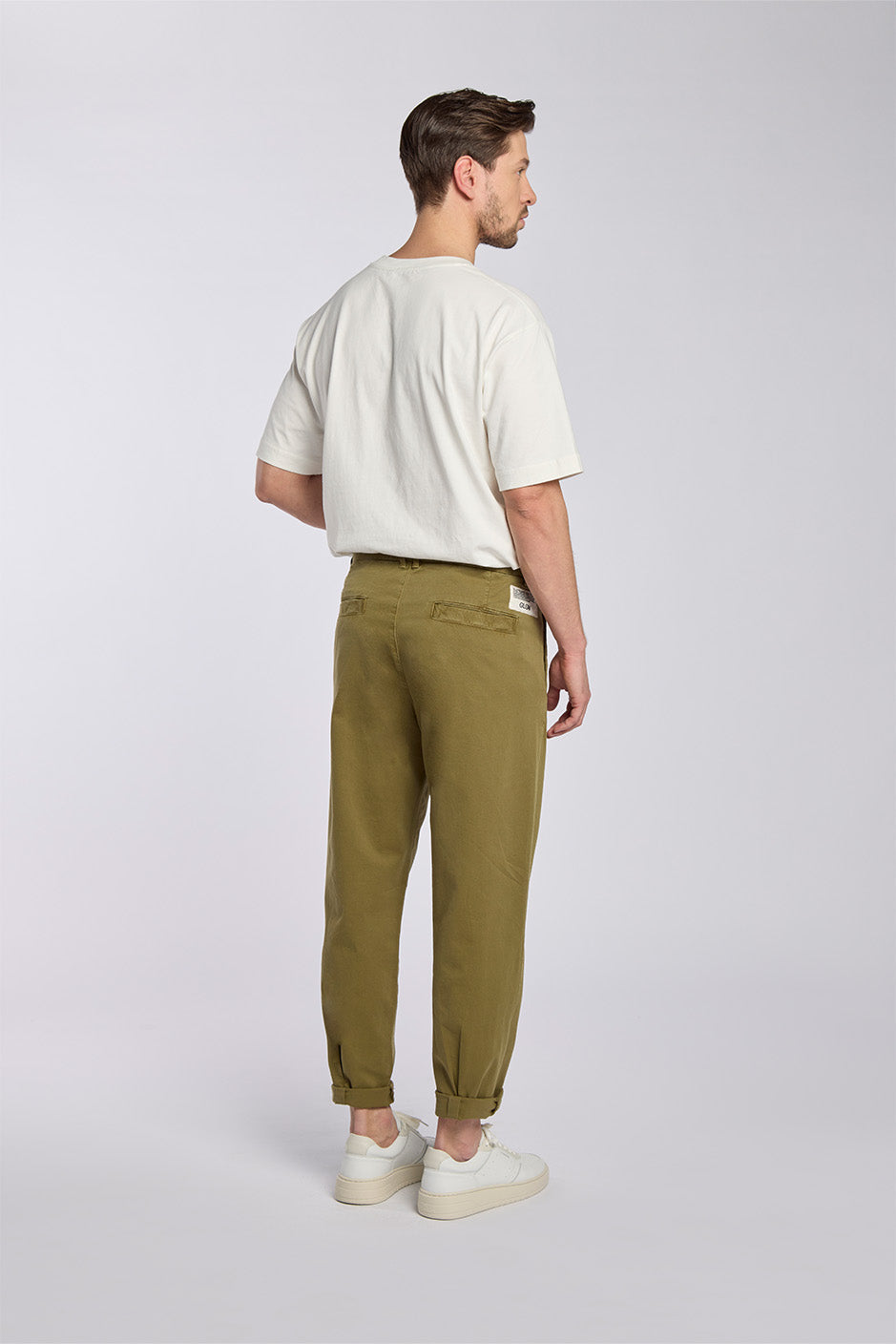 BLUMENPETER I COOL CHINO | OLIVE GOLDGARN DENIM