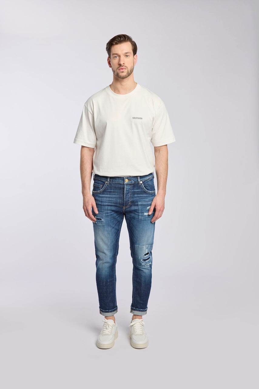 Q7 | COOL TAPERED | DARKBLUE GOLDGARN DENIM