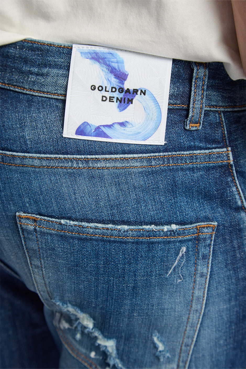 NECKARAU | TWISTED CROPPED | DARKBLUE