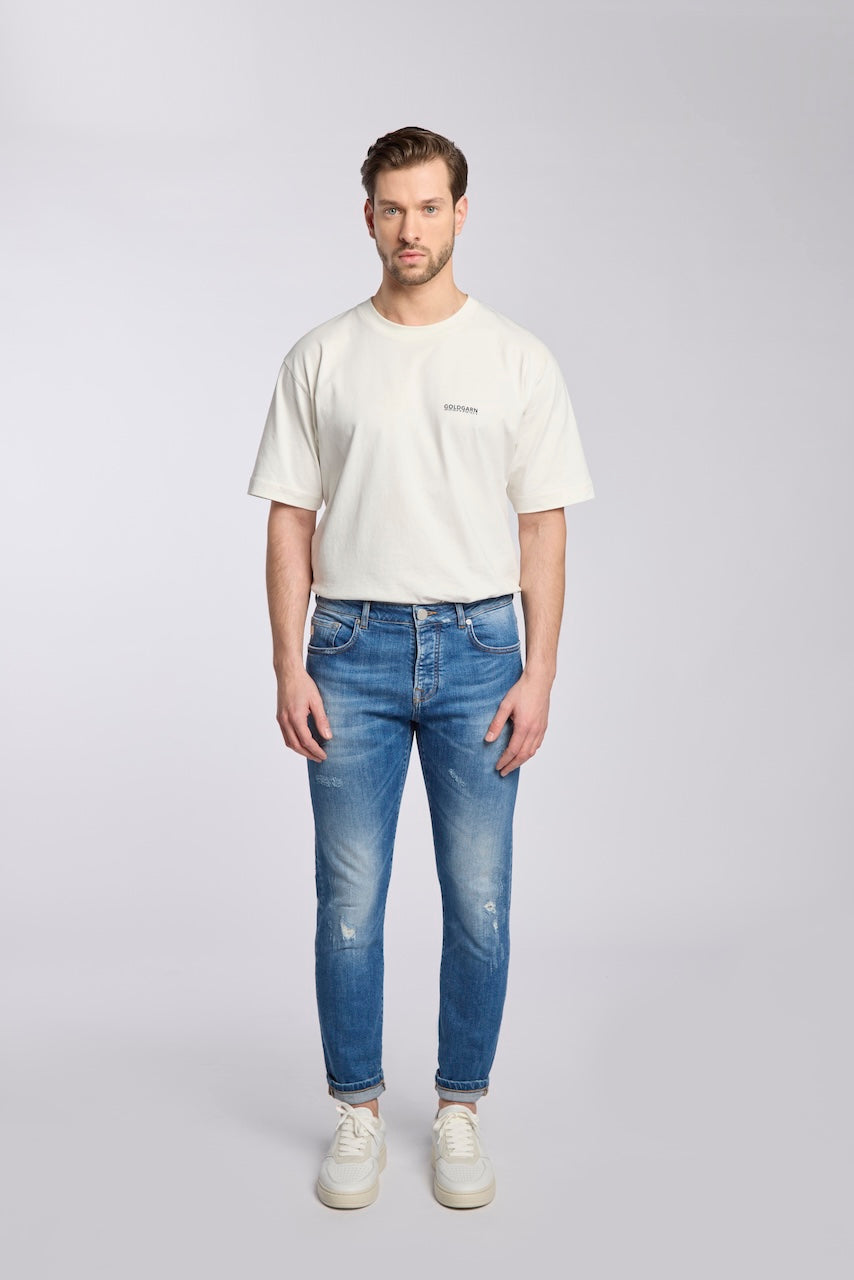 U2 | SLIM FIT | VINTAGEBLUE GOLDGARN DENIM