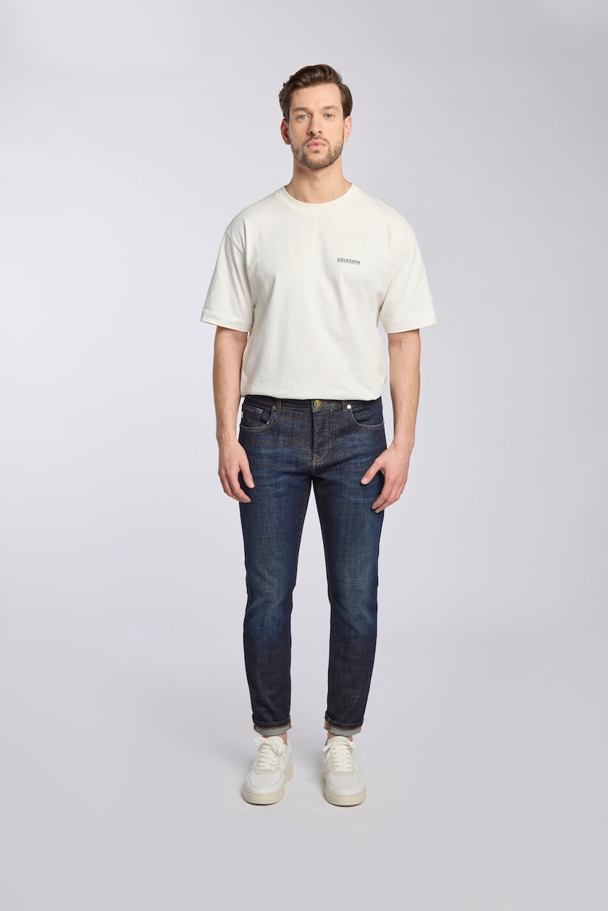 U2 | SLIM FIT | DARKBLUE GOLDGARN DENIM