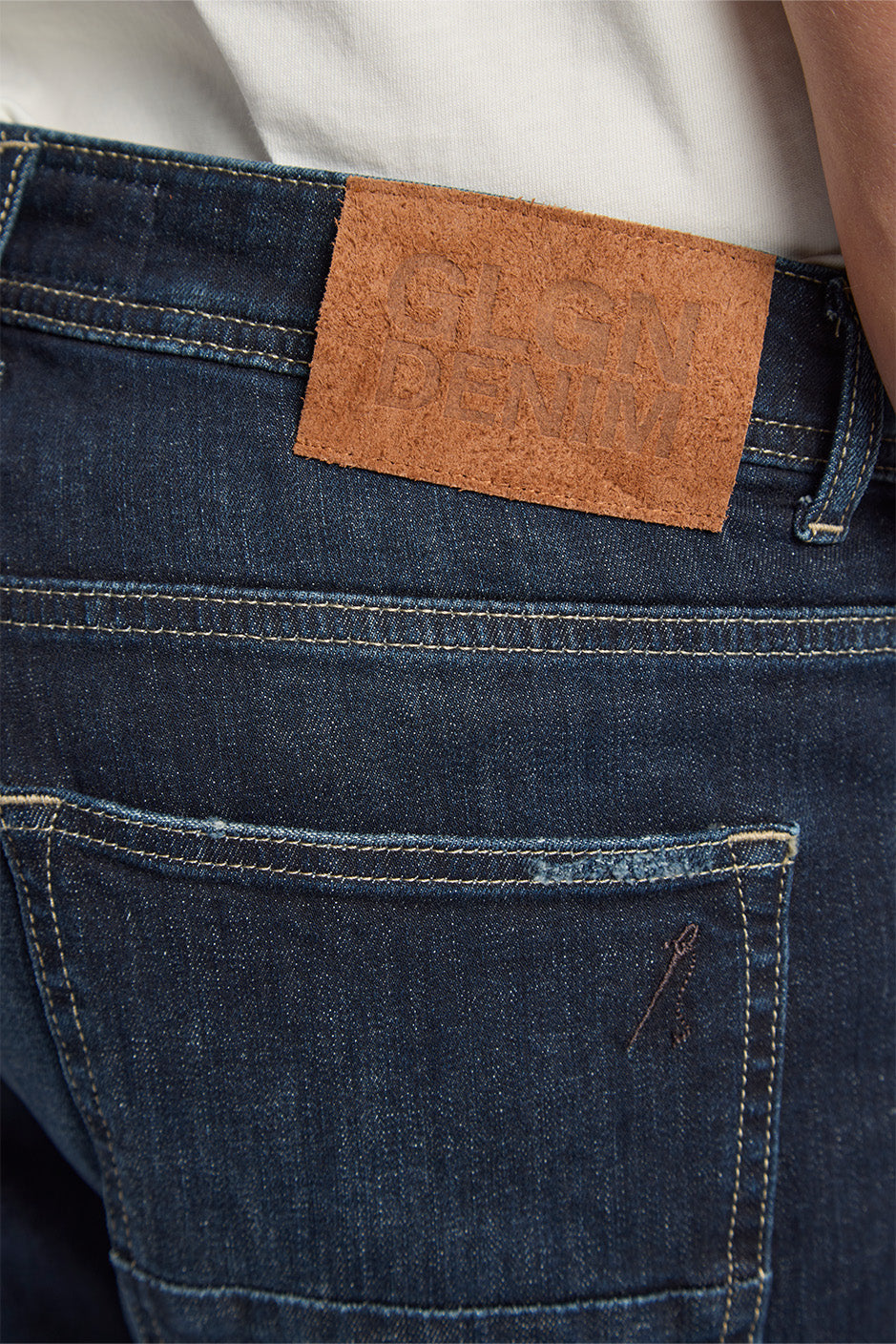 U2 | TAPERED FIT | DARKBLUE GOLDGARN DENIM