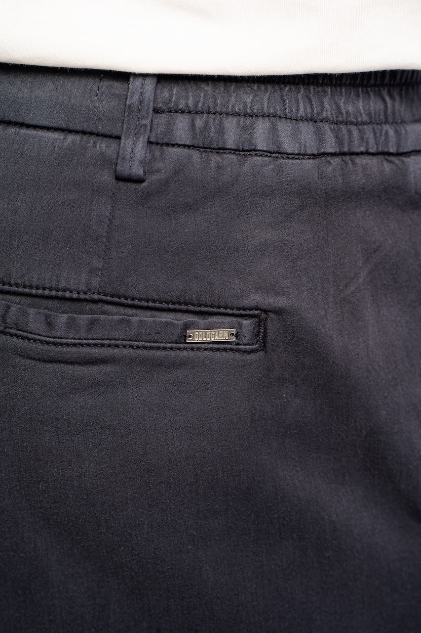 HAFEN | COOL SHORT | DARKBLUE GOLDGARN DENIM