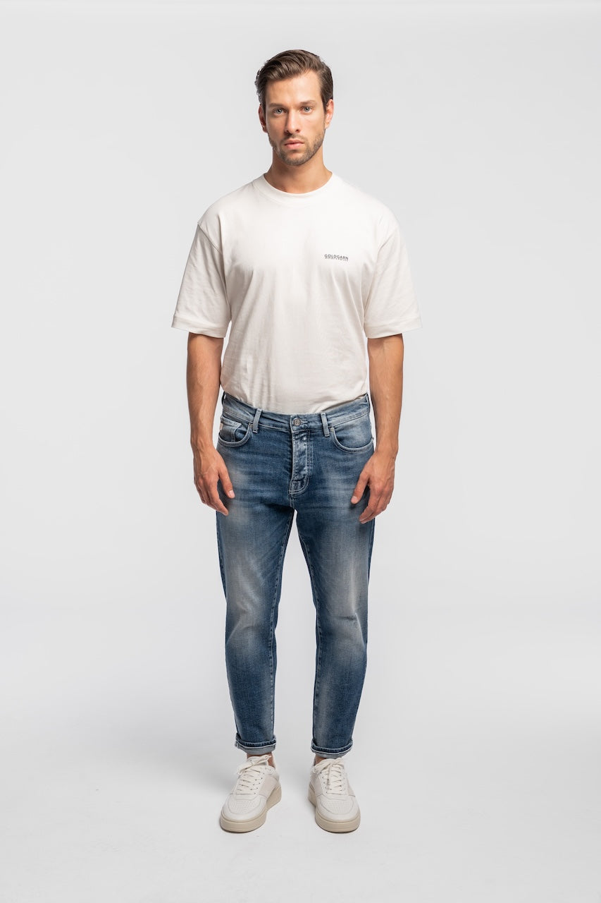 RHEINAU | RELAXED CROPPED | MIDBLUE