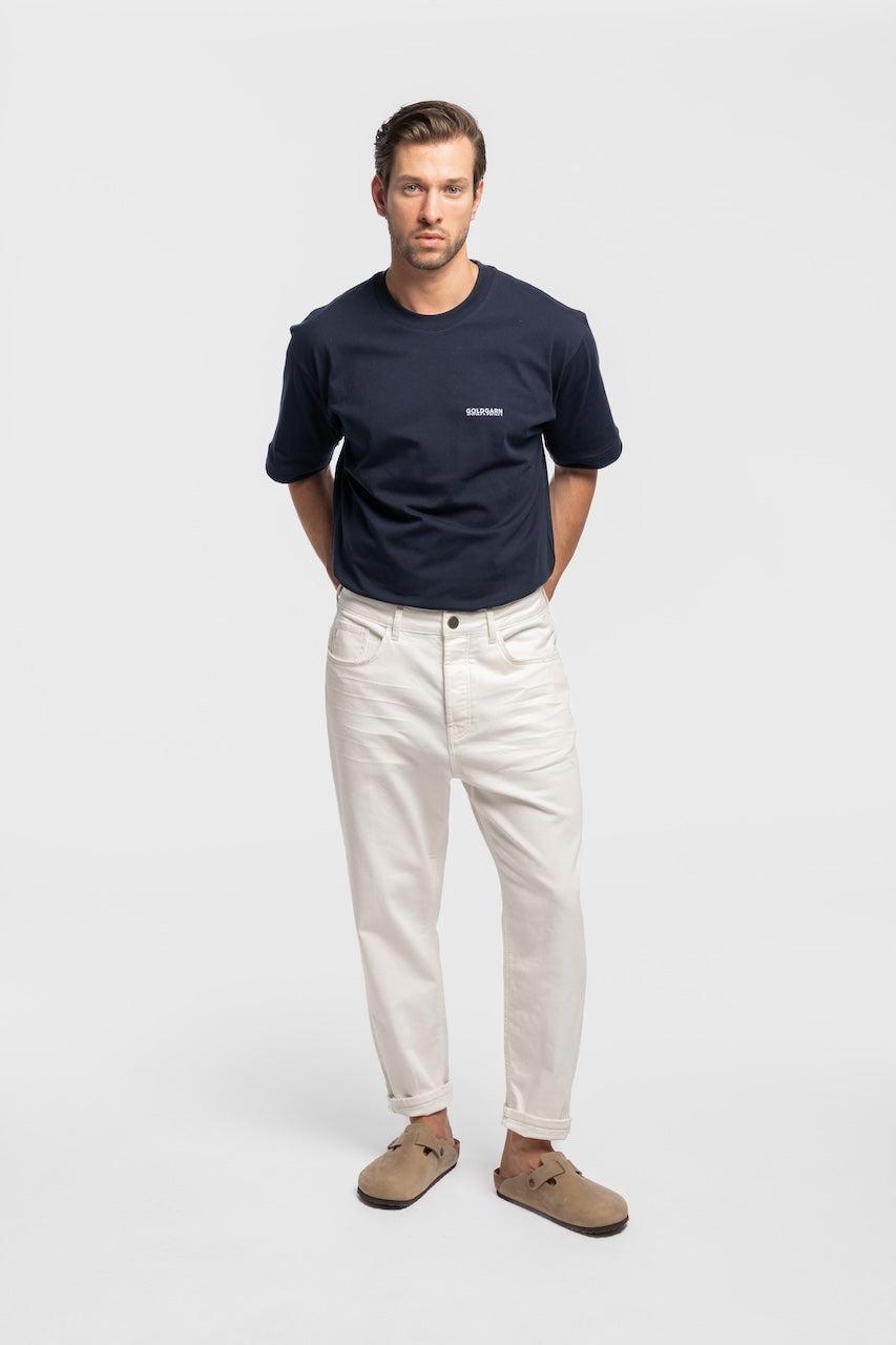 JUNGBUSCH | COOL RELAXED FIT | OFFWHITE GOLDGARN DENIM