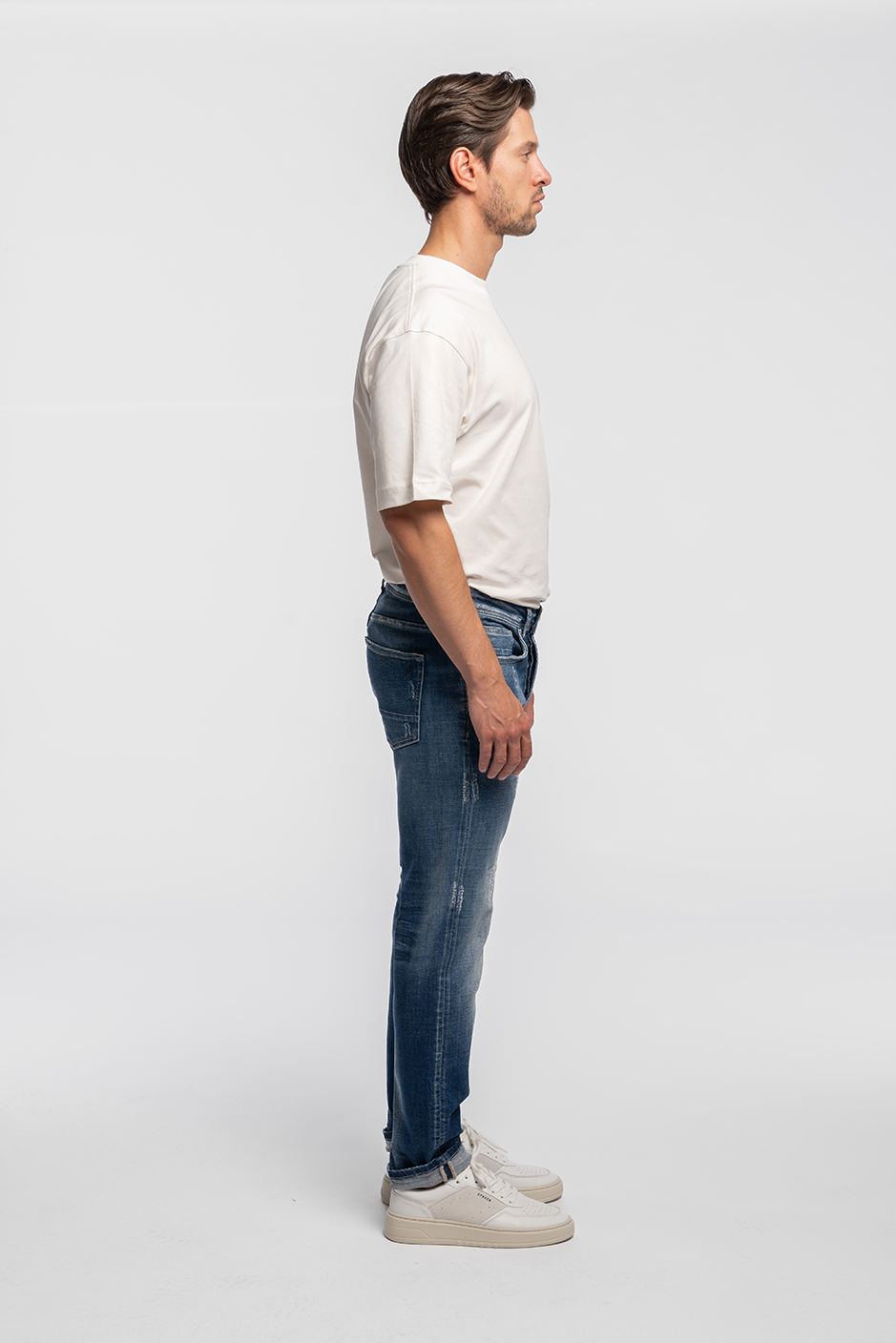U2 | TAPERED FIT | MIDBLUE
