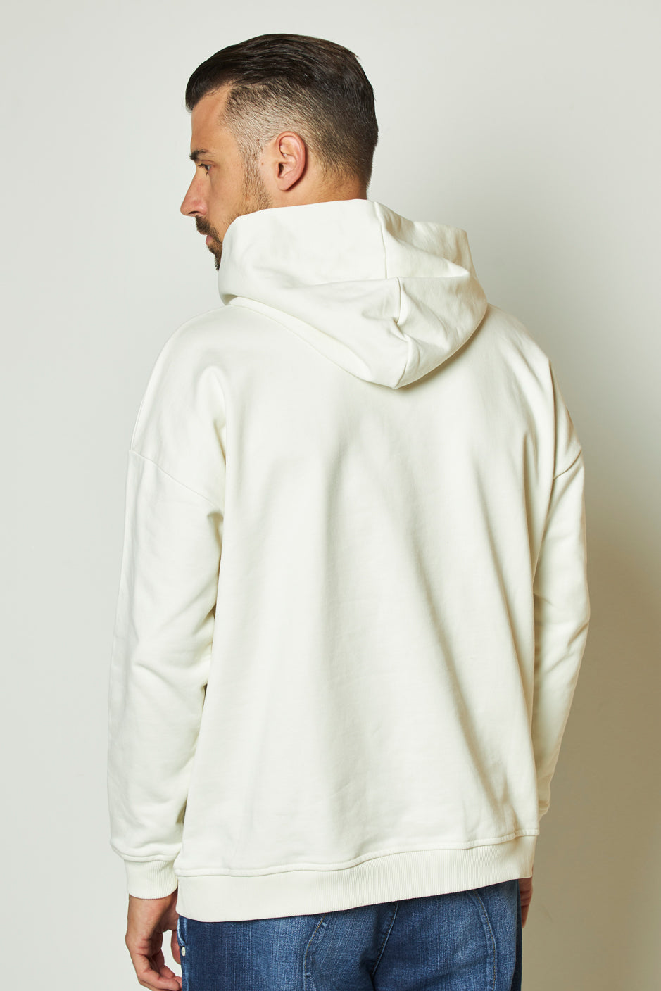 68 | THE BASIC HOODY | BLACK GOLDGARN DENIM