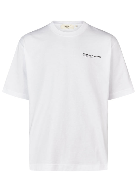 68 | THE AL PACINO TEE | WHITE GOLDGARN DENIM