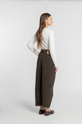 PFINGSTBERG | SLOUCHY | BROWN GOLDGARN DENIM