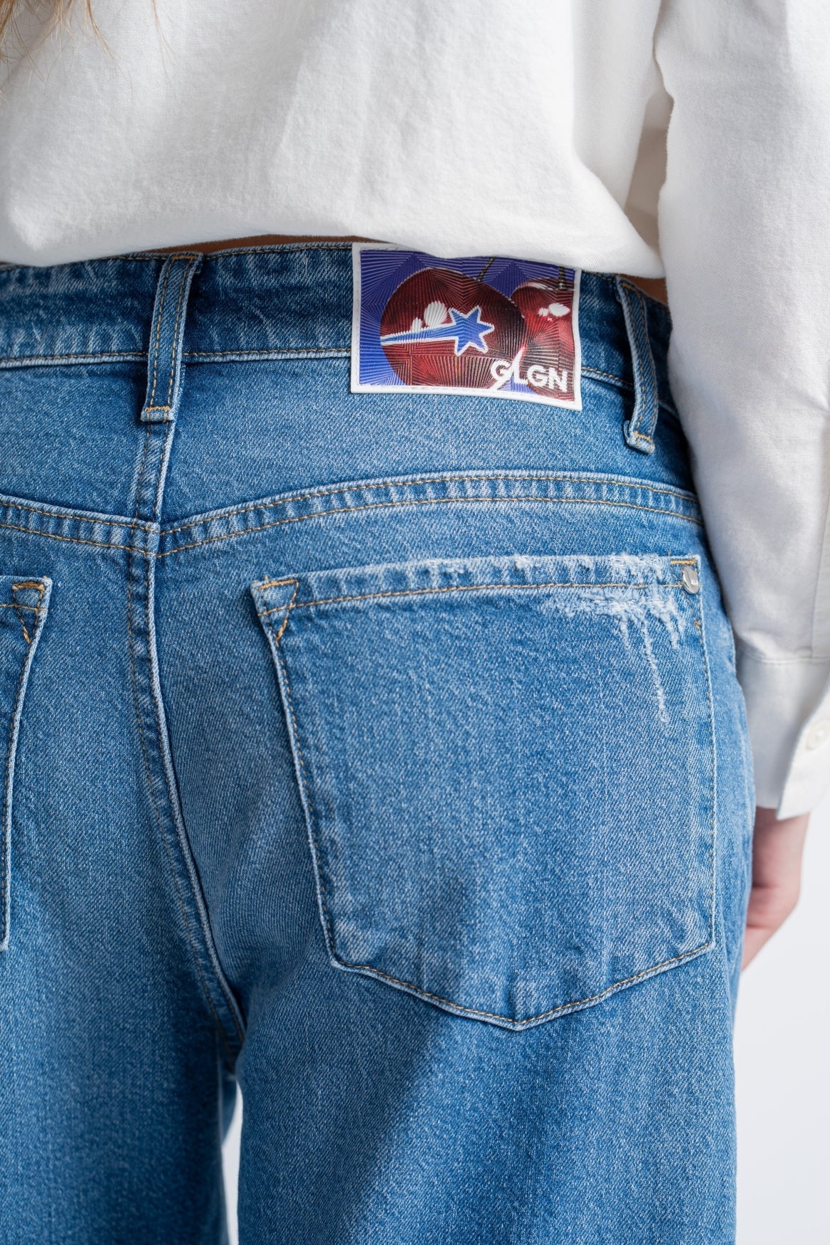 MANNHEIM | RELAXED FIT | MIDBLUE GOLDGARN DENIM