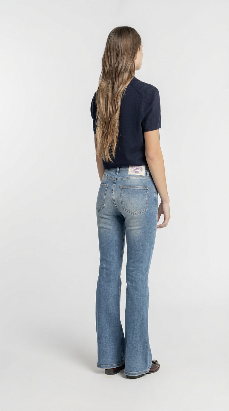 LINDENHOF | NEW FLARE FIT | VINTAGEBLUE GOLDGARN DENIM