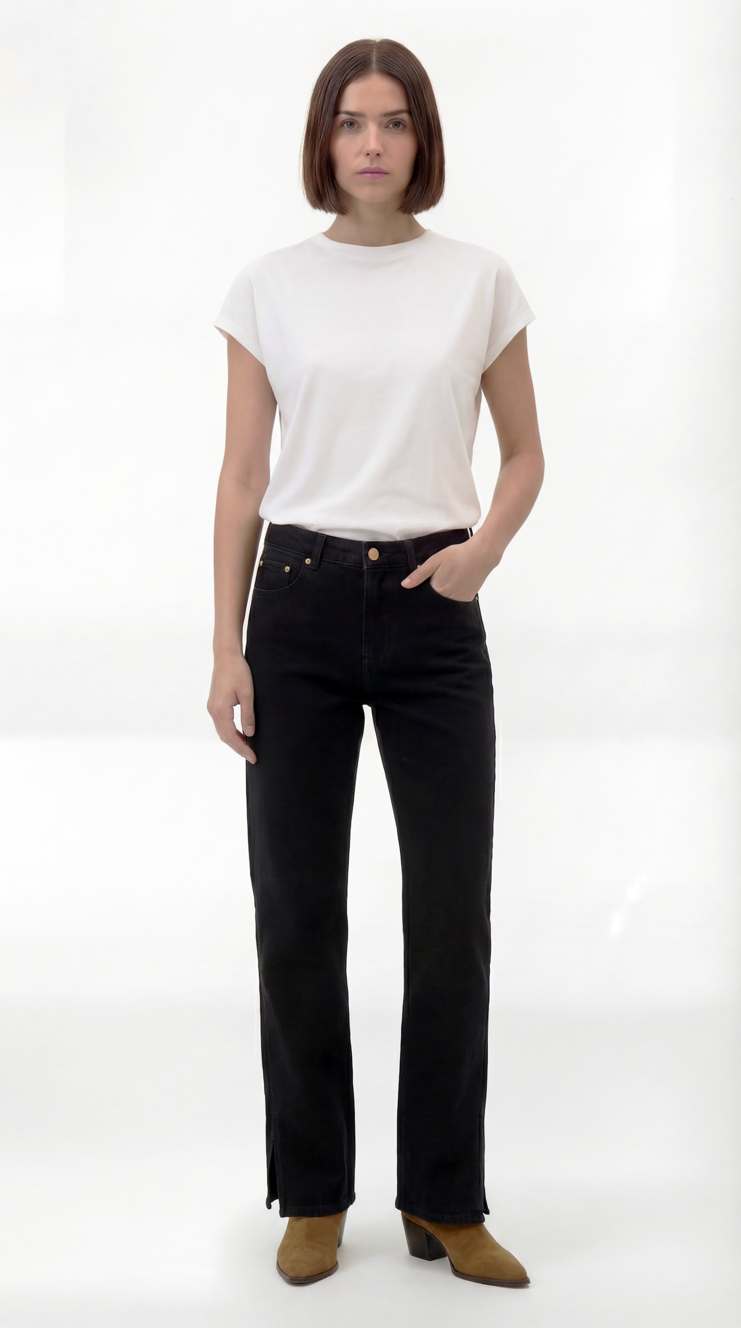 LUDWIG | STRAIGHT RELAXED | VINTAGEBLACK