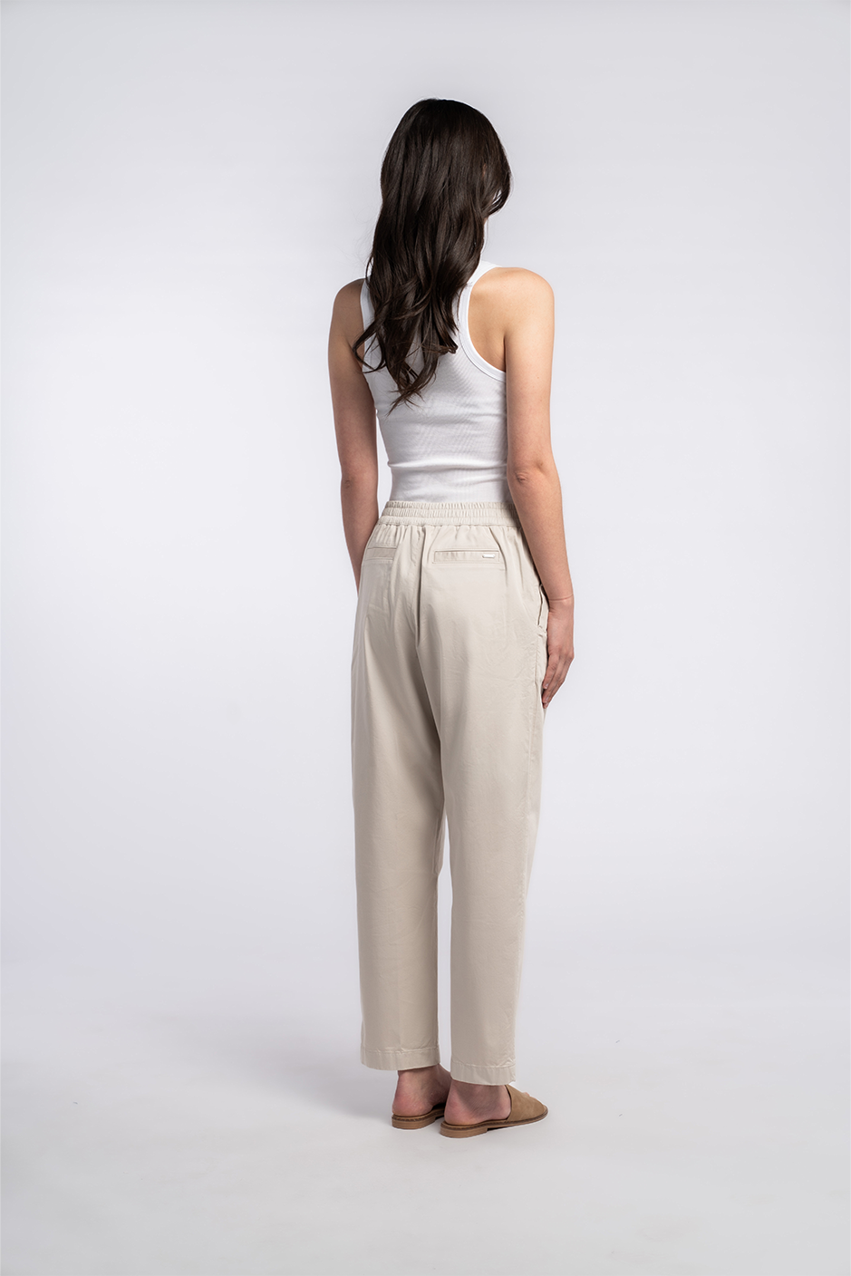 P5 | LOOSE CROPPED | SAND GOLDGARN DENIM