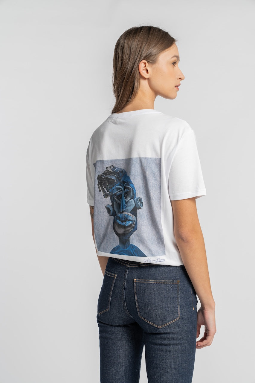 68 | THE DENIM FACE I | WHITE GOLDGARN DENIM