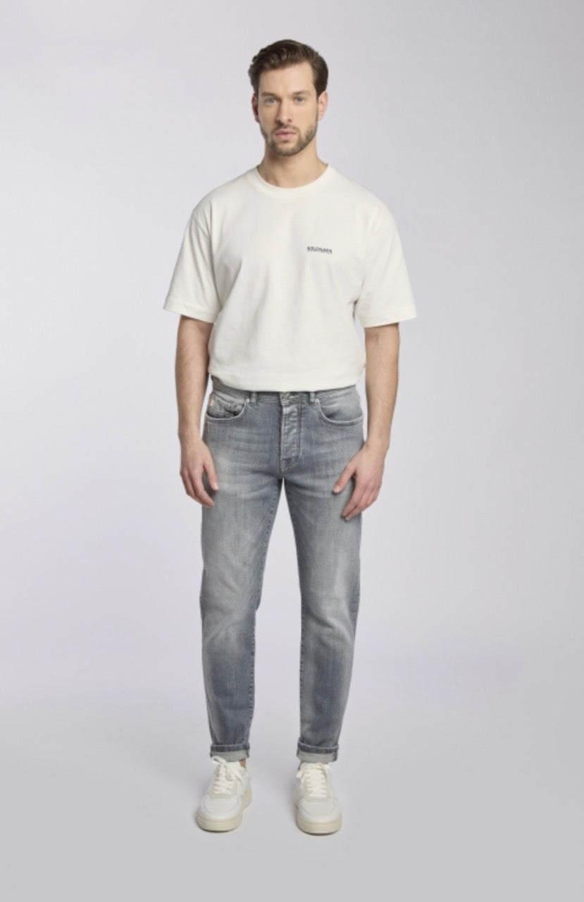 U2 | TAPERED FIT | LIGHTGREY GOLDGARN DENIM