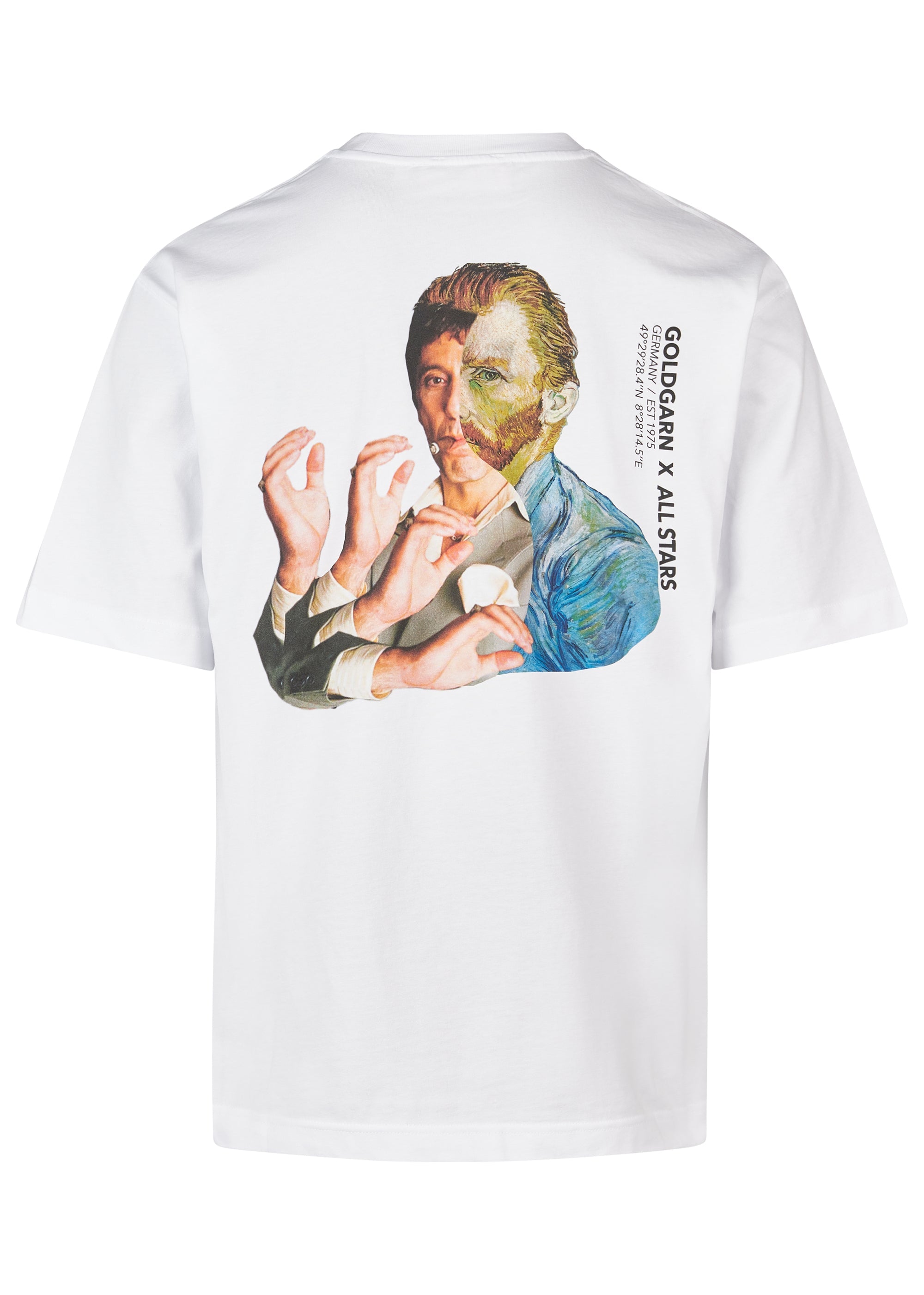 68 | THE AL PACINO TEE | WHITE GOLDGARN DENIM