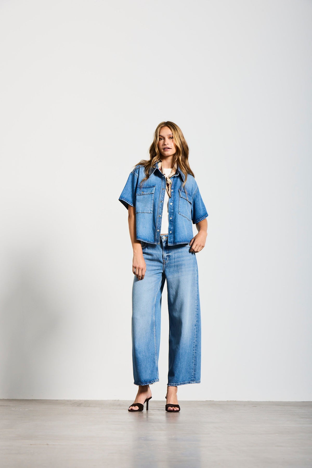 68 | THE BOXY SHIRT | VINTAGEBLUE GOLDGARN DENIM