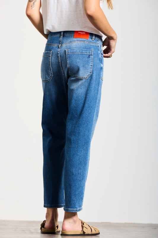 SCHÖNAU | RELAXED FIT | MIDBLUE GOLDGARN DENIM