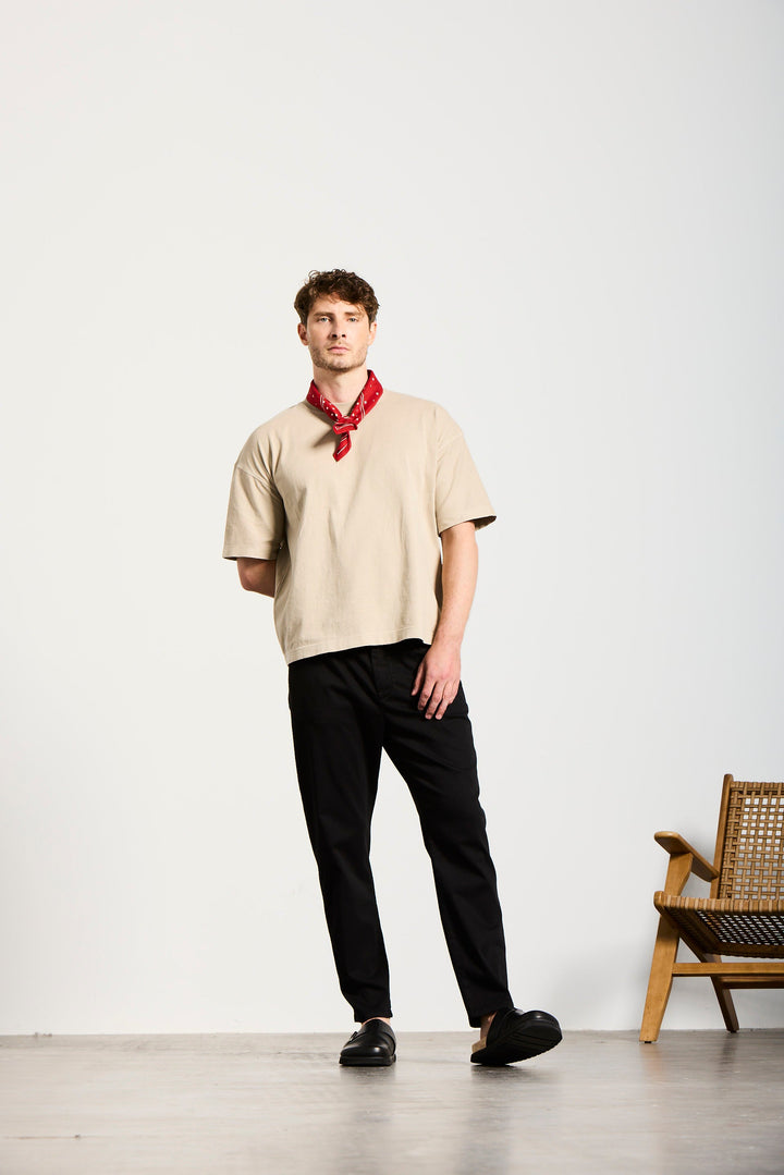HAFEN | COOL FIT | BLACK GOLDGARN DENIM